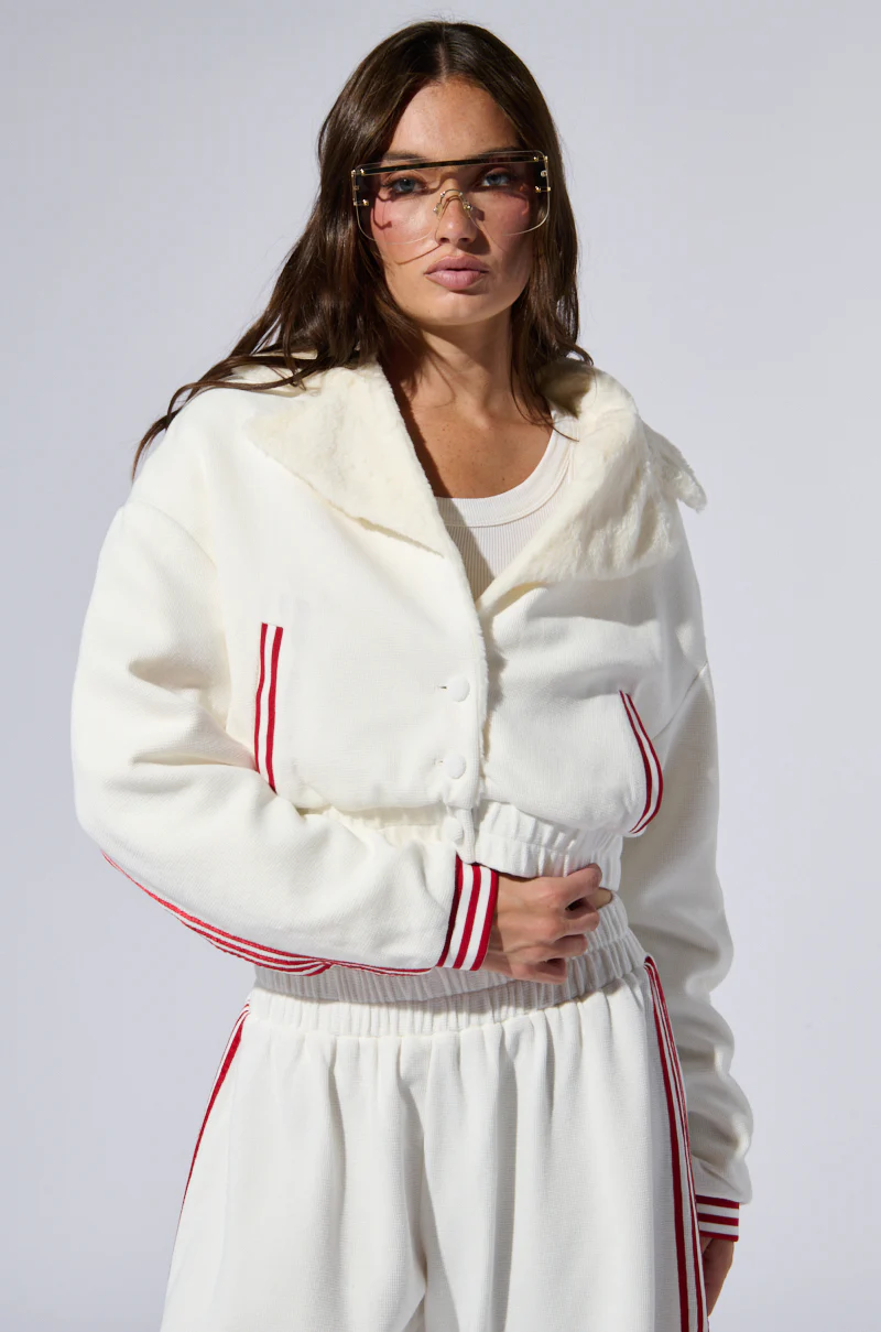 LULA WAFFLE KNIT BOMBER - Image 2