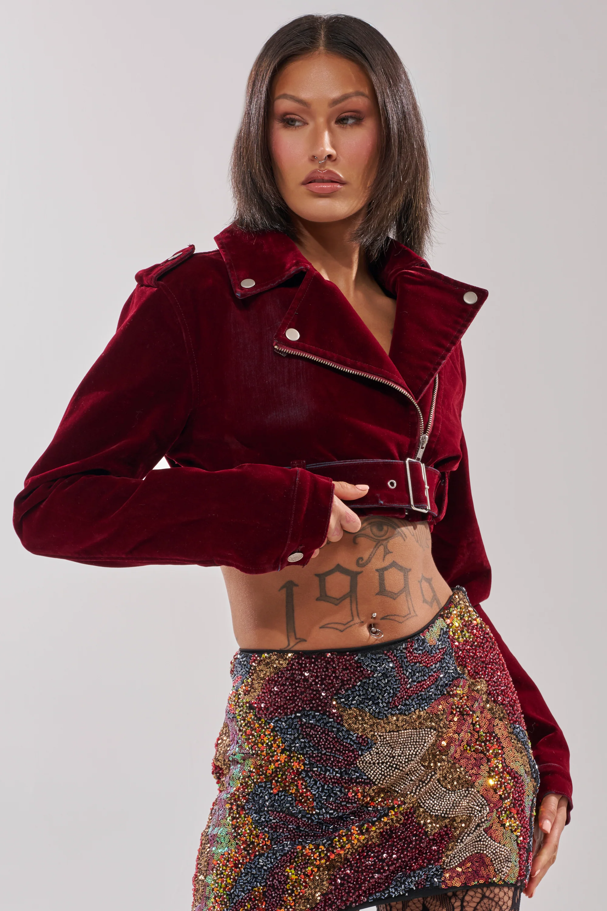 LULU VELVET DENIM MOTO - Image 5