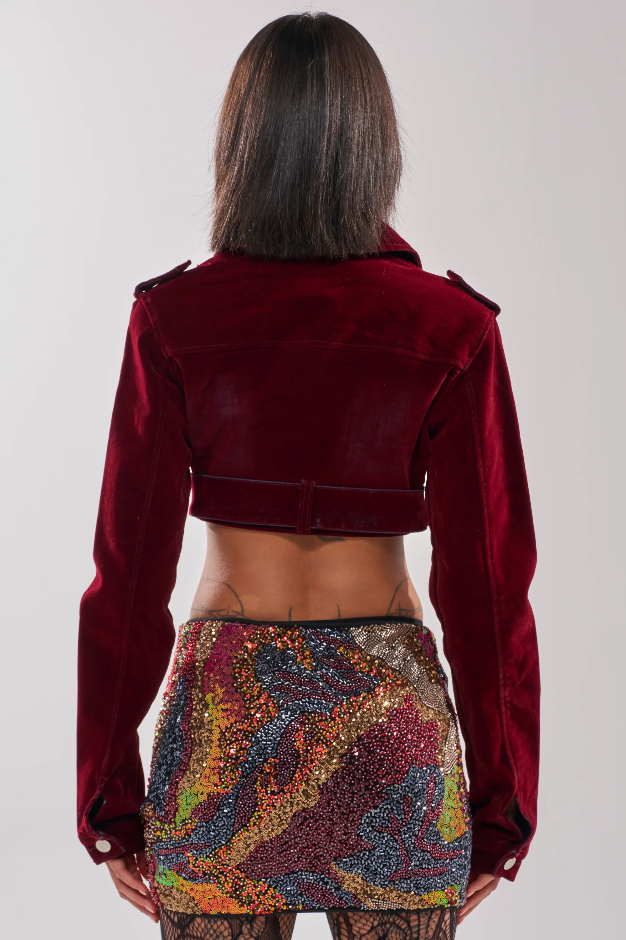 LULU VELVET DENIM MOTO - Image 7