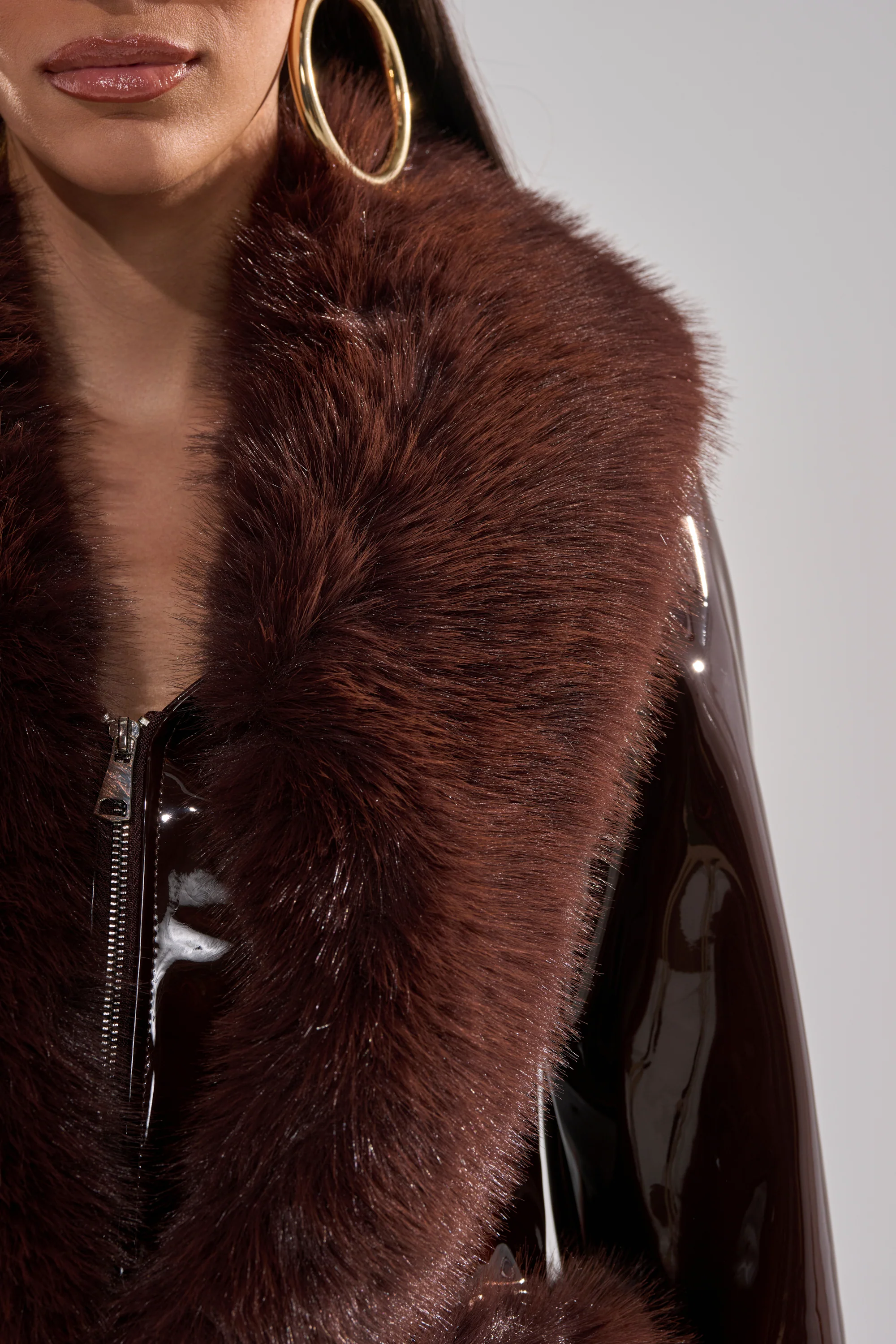 LUNNA FUR TRIM MOTO IN PATENT - Image 13