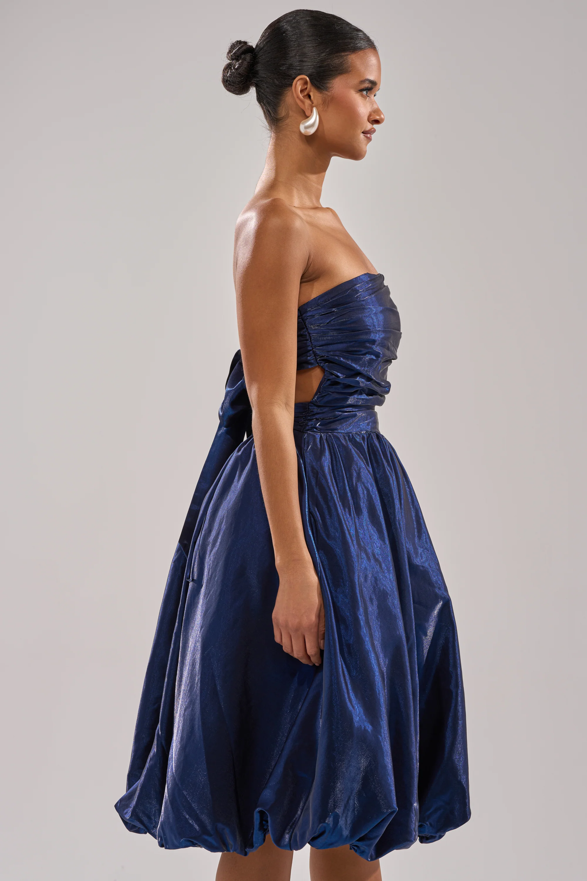LUXE LIFE SATIN MIDI DRESS - Image 4