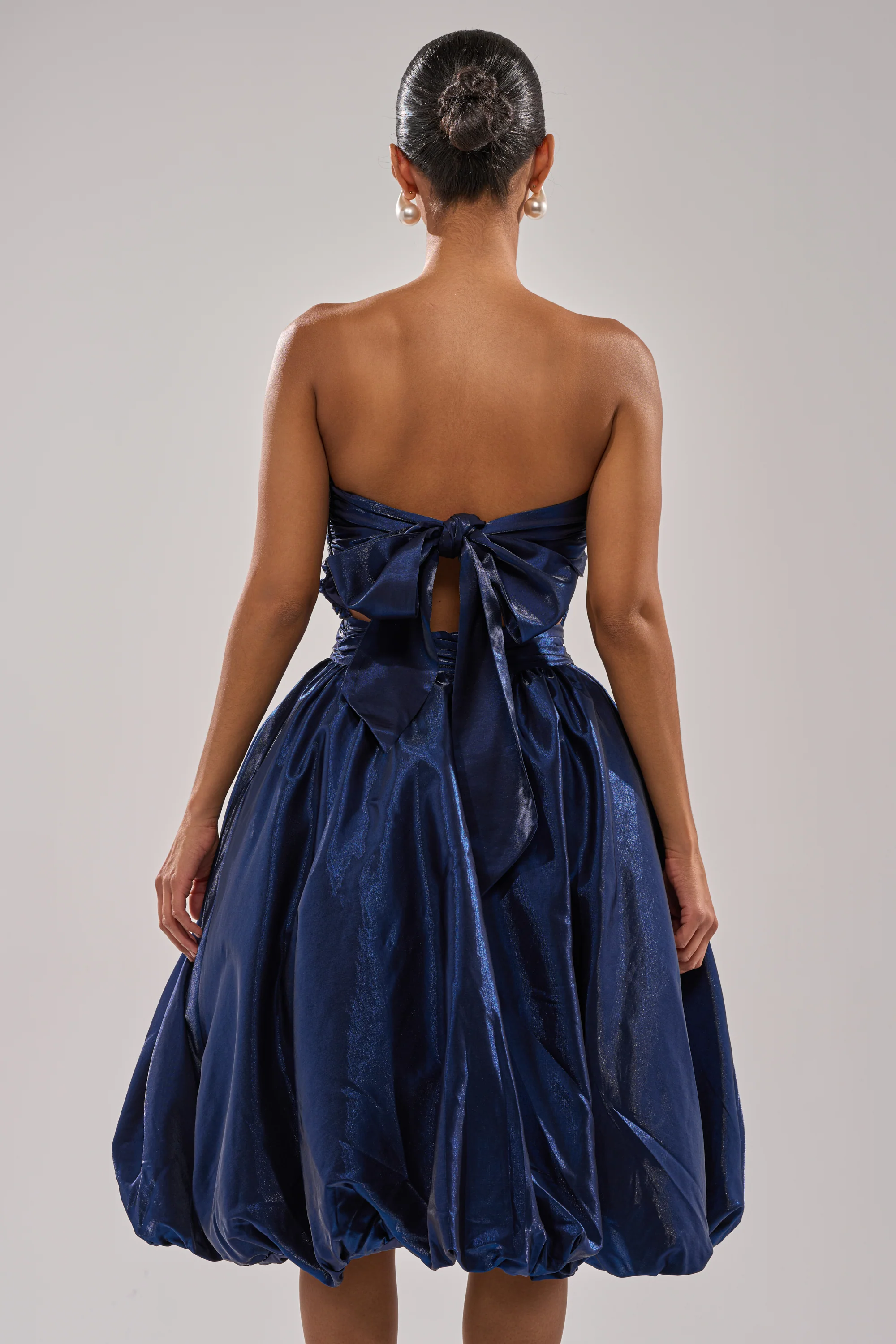 LUXE LIFE SATIN MIDI DRESS - Image 5