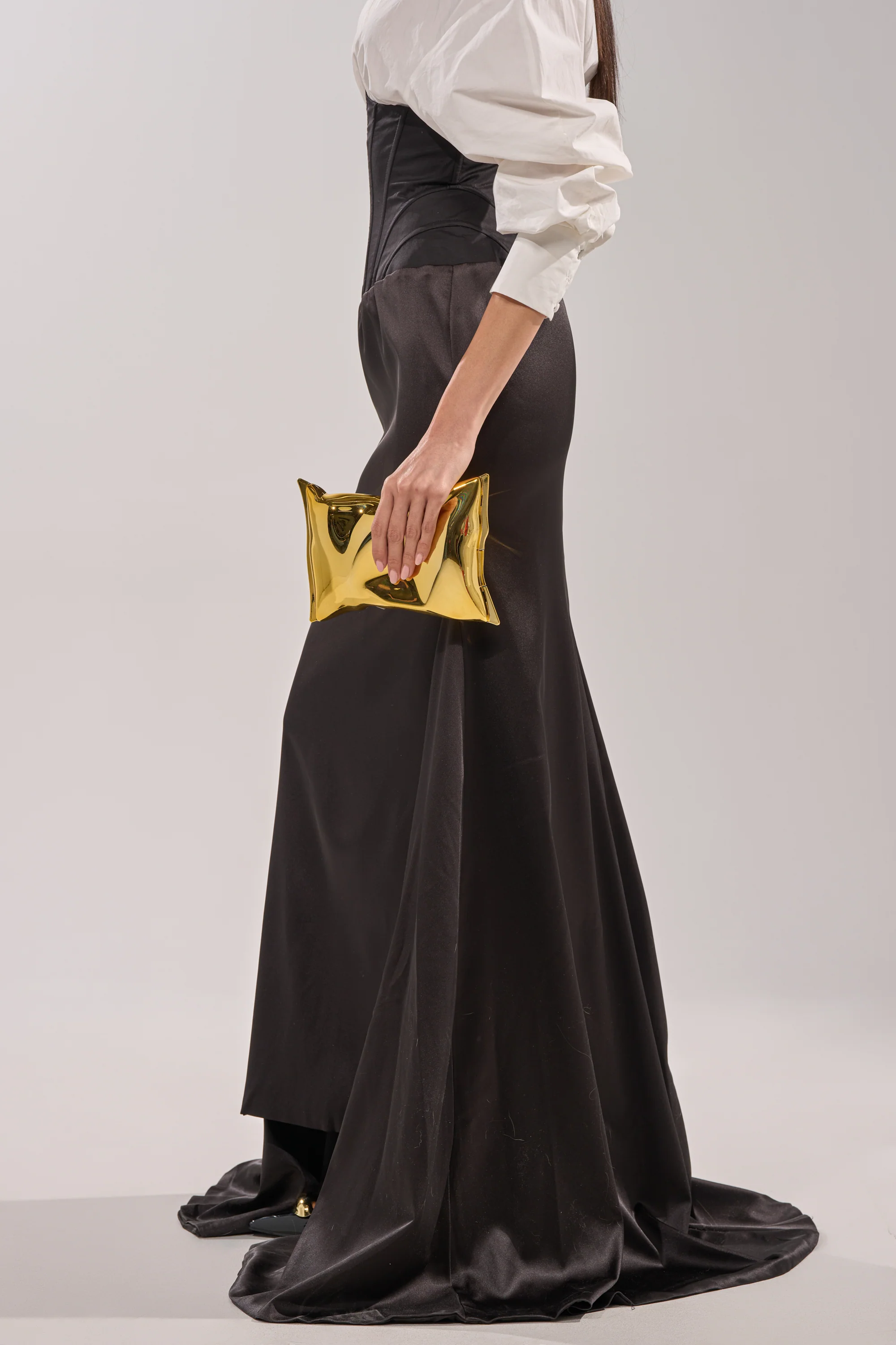 STAR OF THE NIGHT HIGH WAISTED CORSET MAXI SKIRT - Image 3