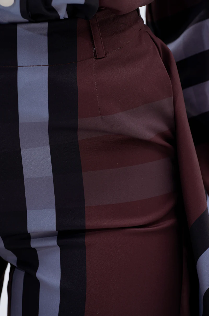 LUXURY LIFE PLAID PALAZZO PANT - Image 8
