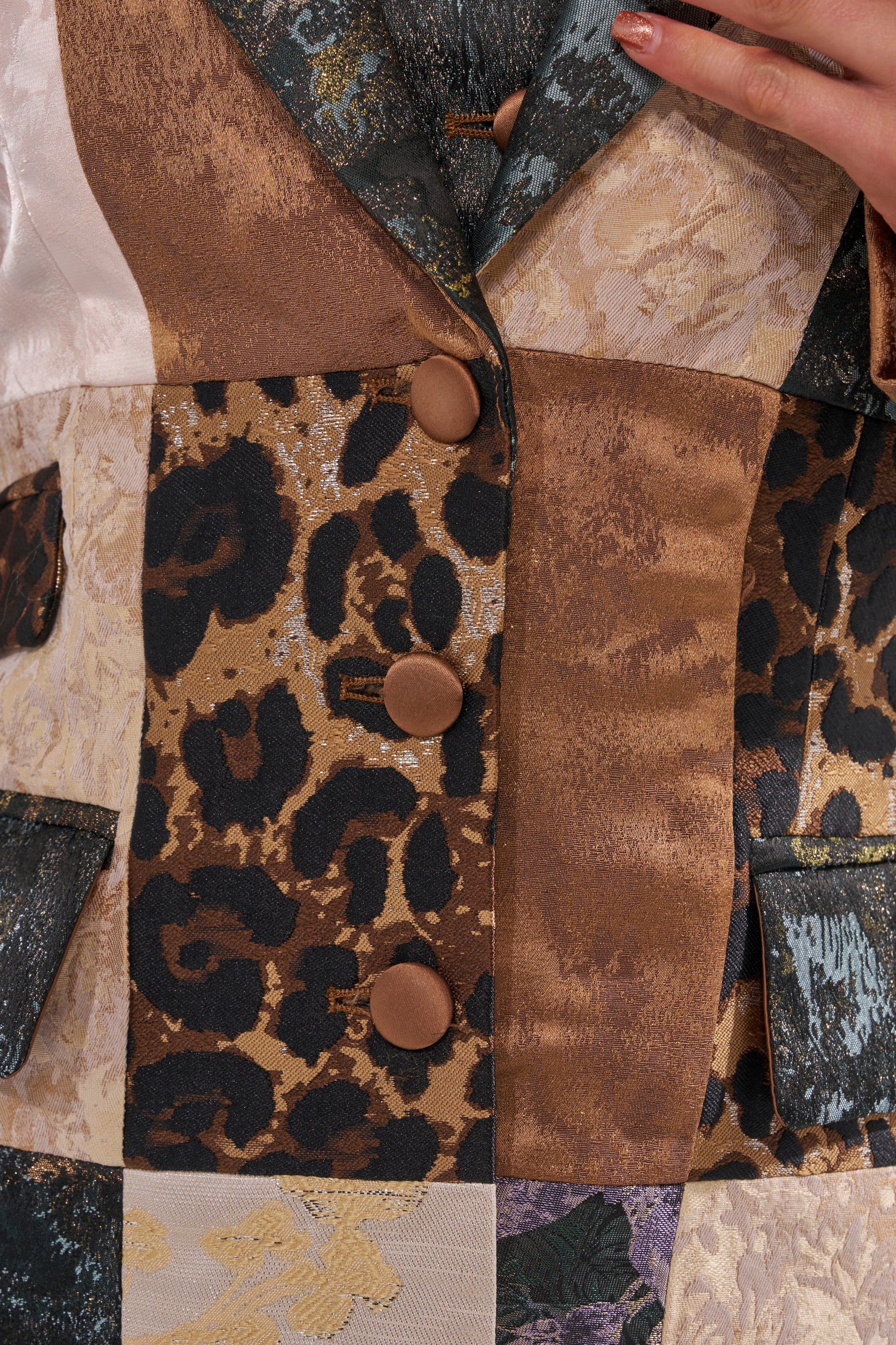 MADE YOU LOOK PATCHWORK BLAZER - Image 10