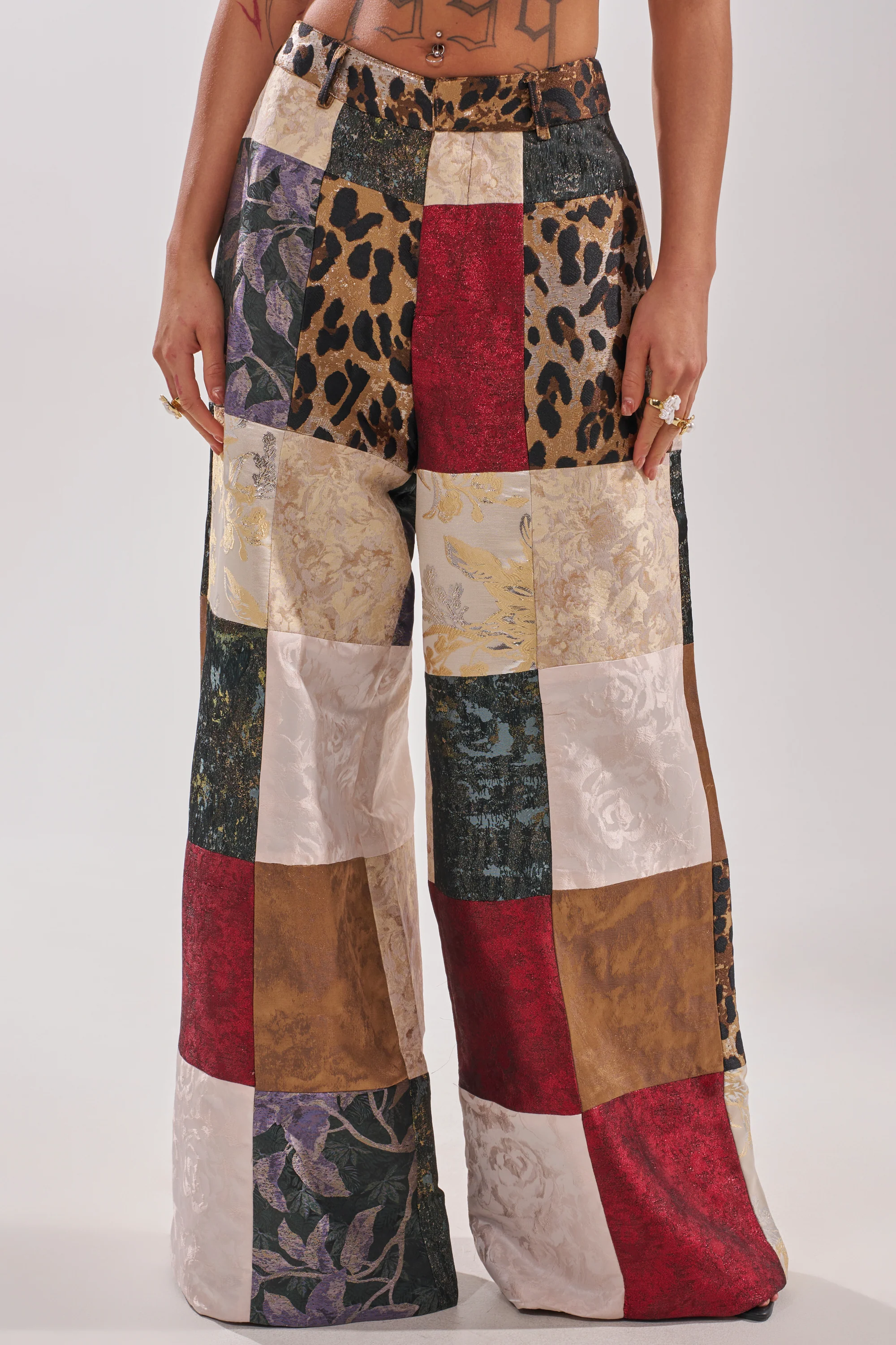 MADE YOU LOOK PATCHWORK TROUSER - Image 3