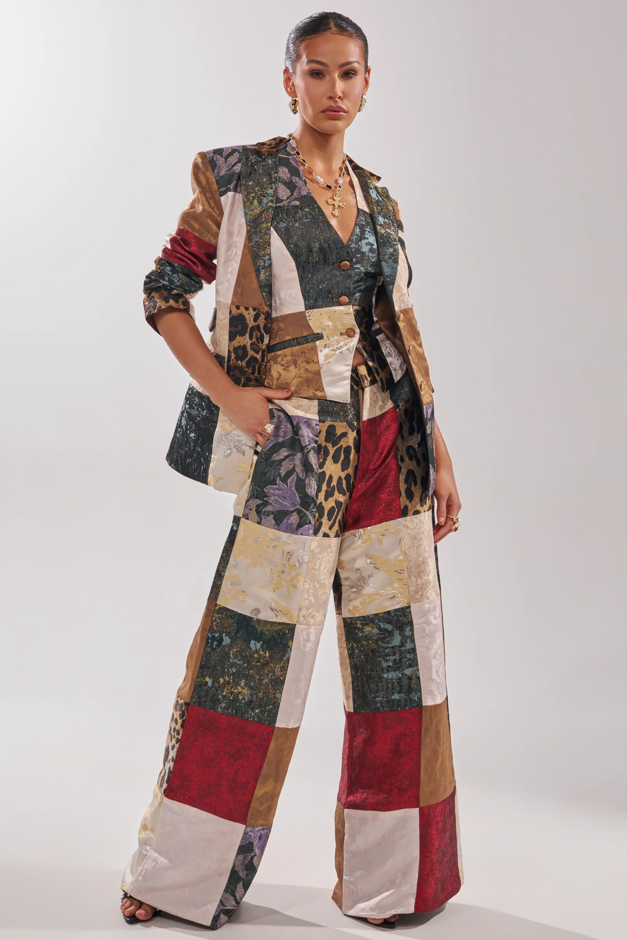 MADE YOU LOOK PATCHWORK TROUSER - Image 6