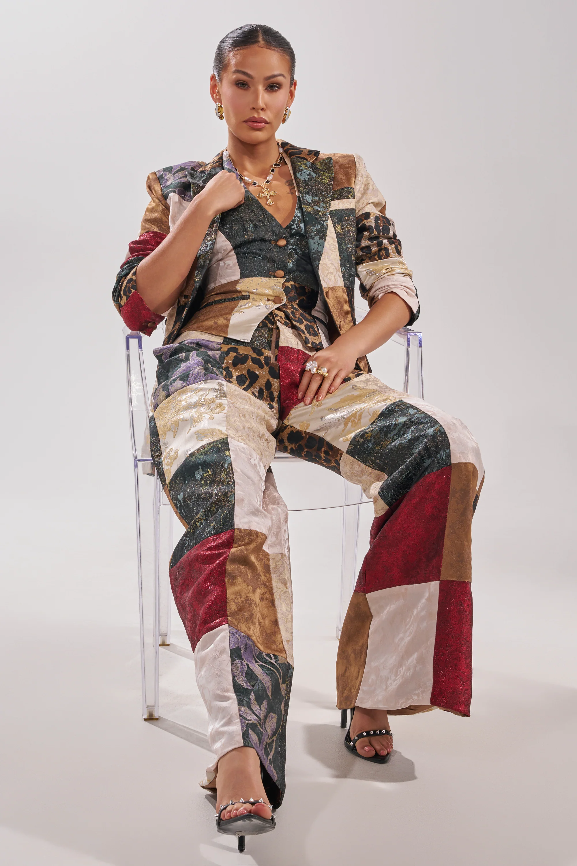 MADE YOU LOOK PATCHWORK TROUSER - Image 9