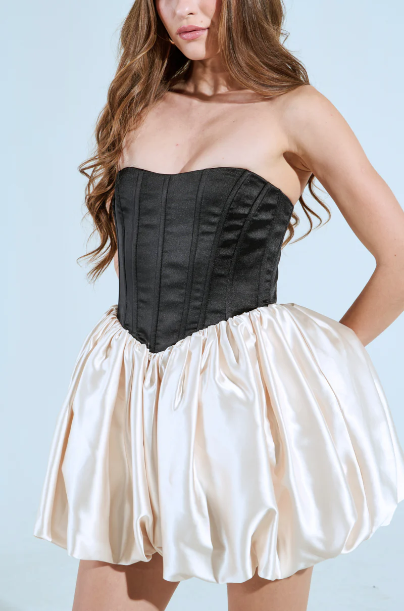 MADISON SATIN MINI DRESS - Image 8
