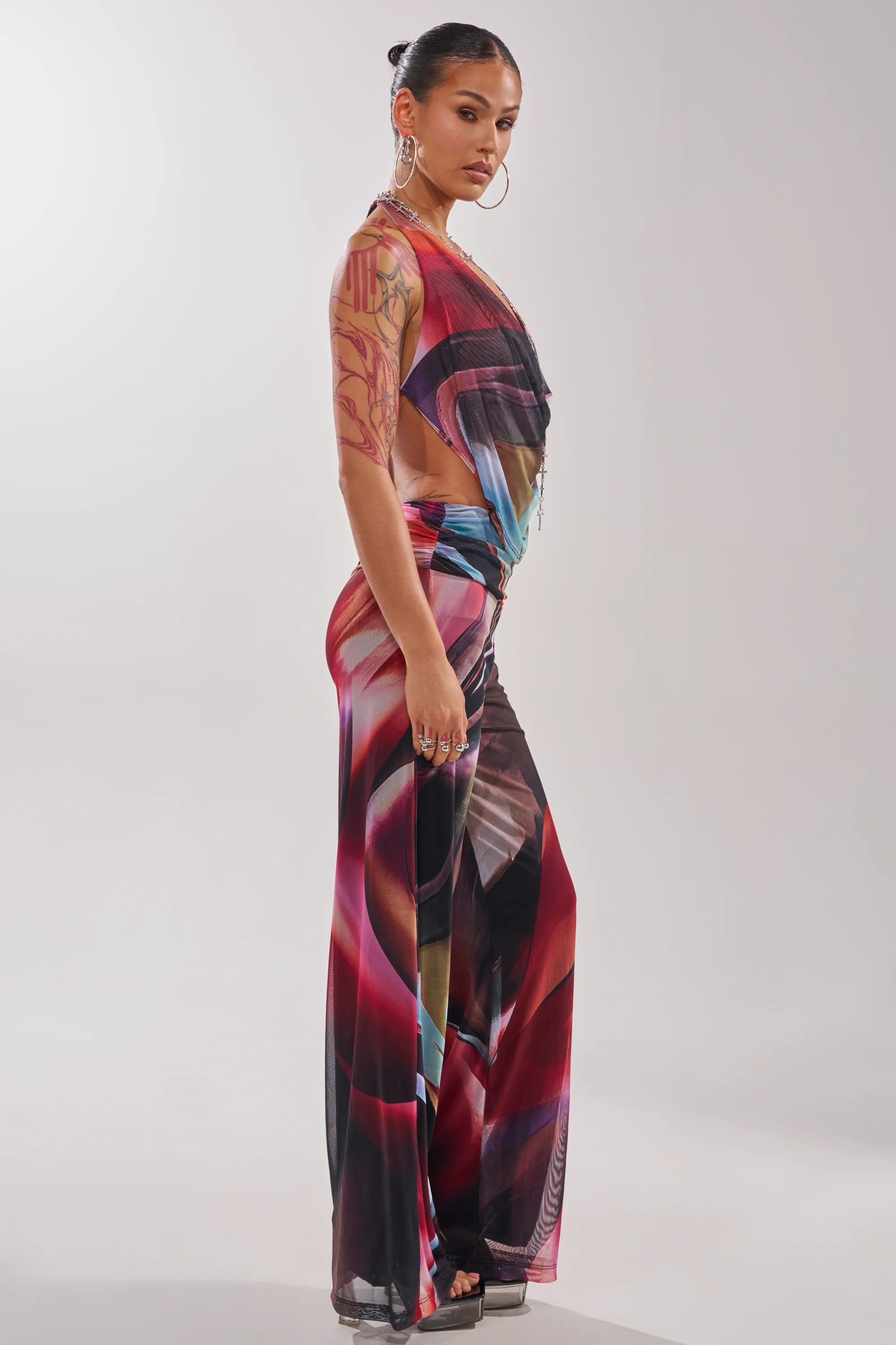 MAIN CHARACTER ENERGY COWL NECK JUMPSUIT - Image 5