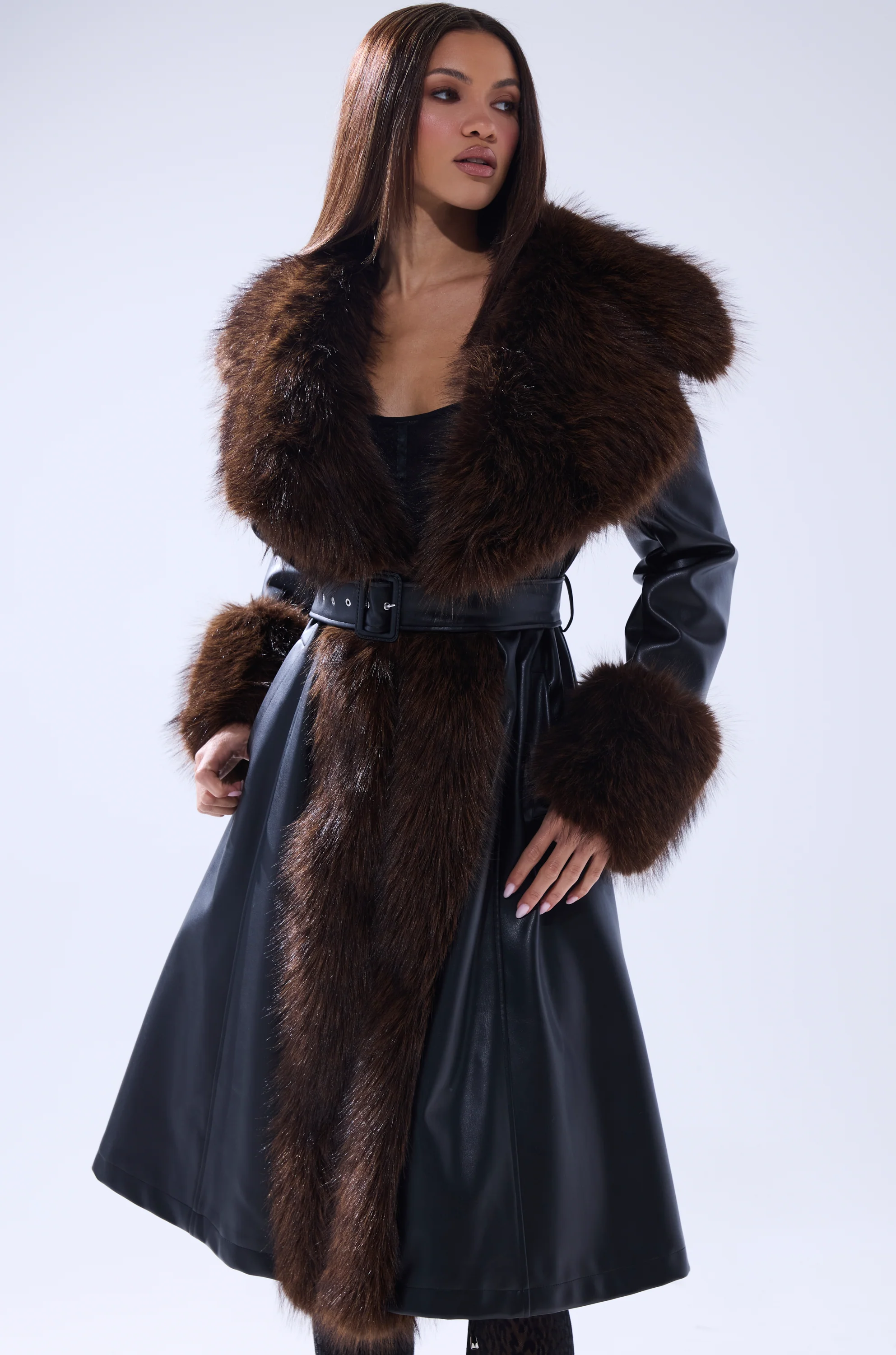 MAIN SQUEEZE FUR TRIM TRENCH - Image 2