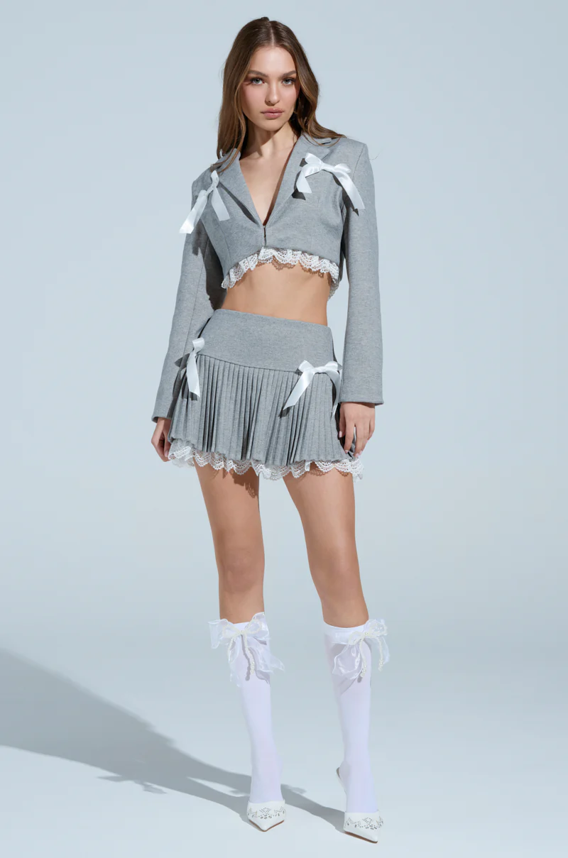 MARLEY LACE TRIM MINI SKIRT - Image 6