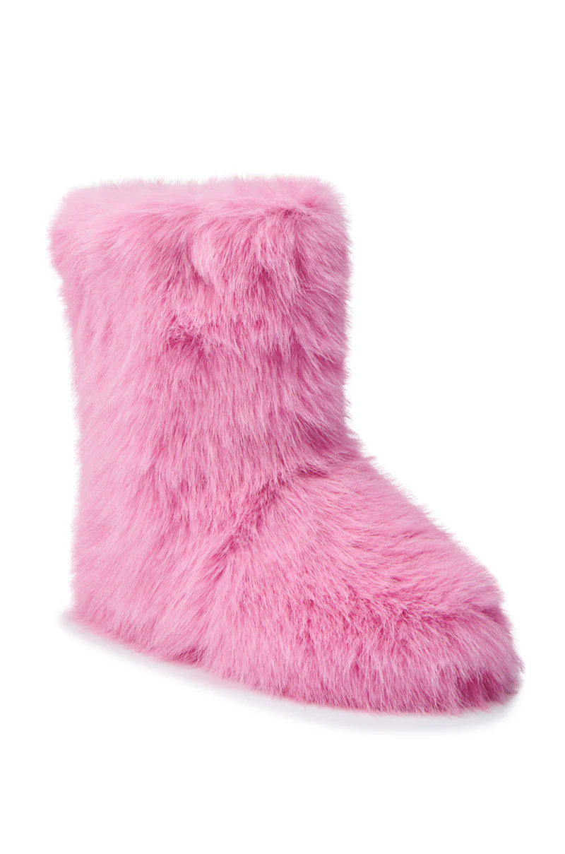 MELANIE PINK FURRY BOOTIE - Image 5