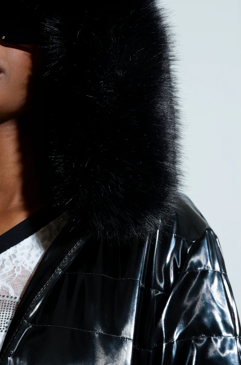 MIDTOWN LIQUID VELVET PEPLUM COAT - Image 8