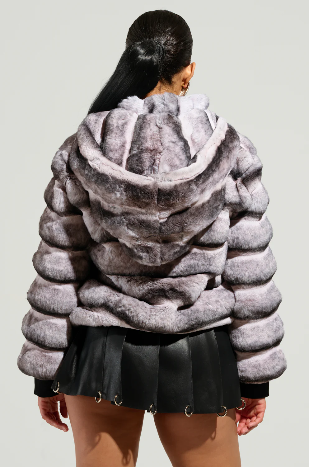 MINA FAUX FUR BOMBER - Image 7