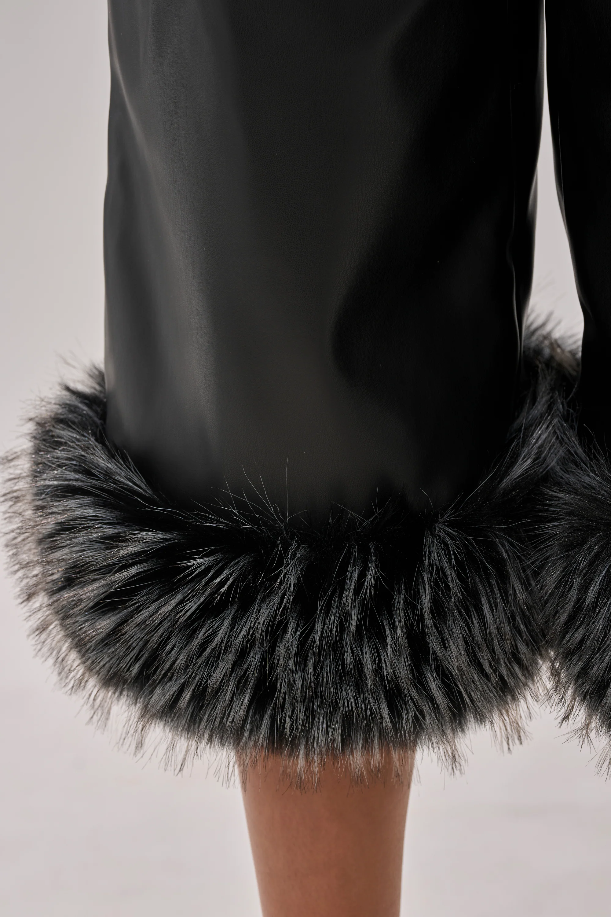 MIND YOUR OWN FUR TRIM BERMUDA SHORTS - Image 16