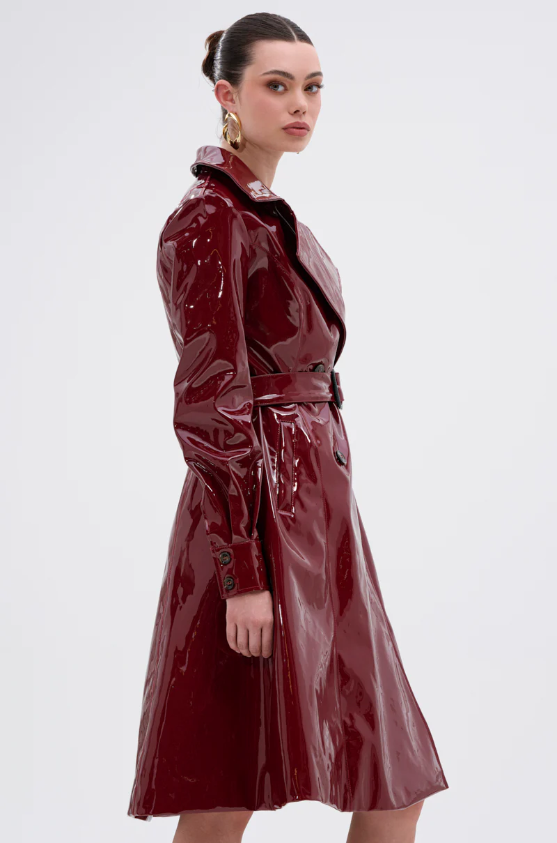 MITICA PATENT TRENCH COAT - Image 10