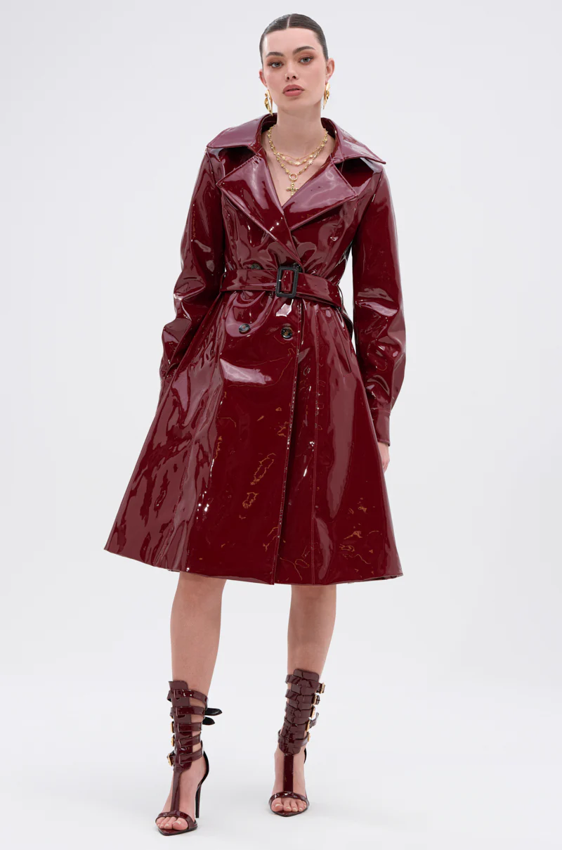 MITICA PATENT TRENCH COAT - Image 9