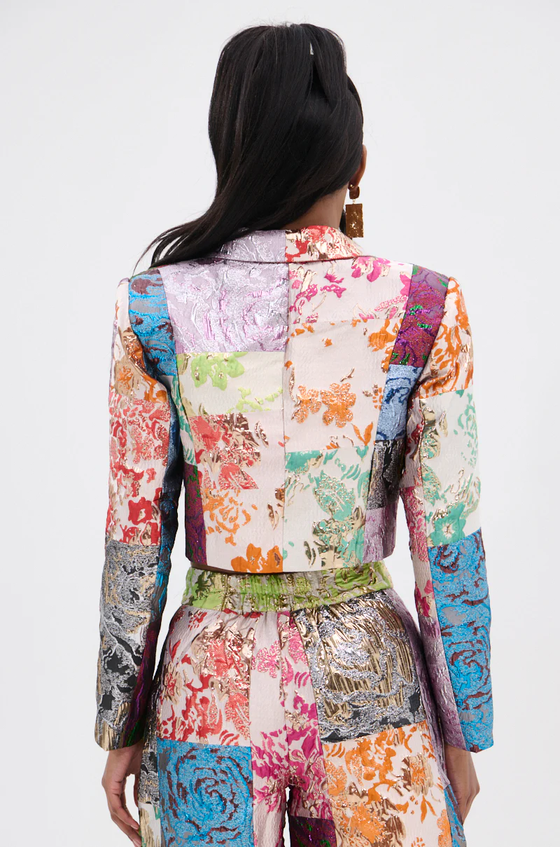 MIXED FEELINGS BROCADE BLAZER - Image 4