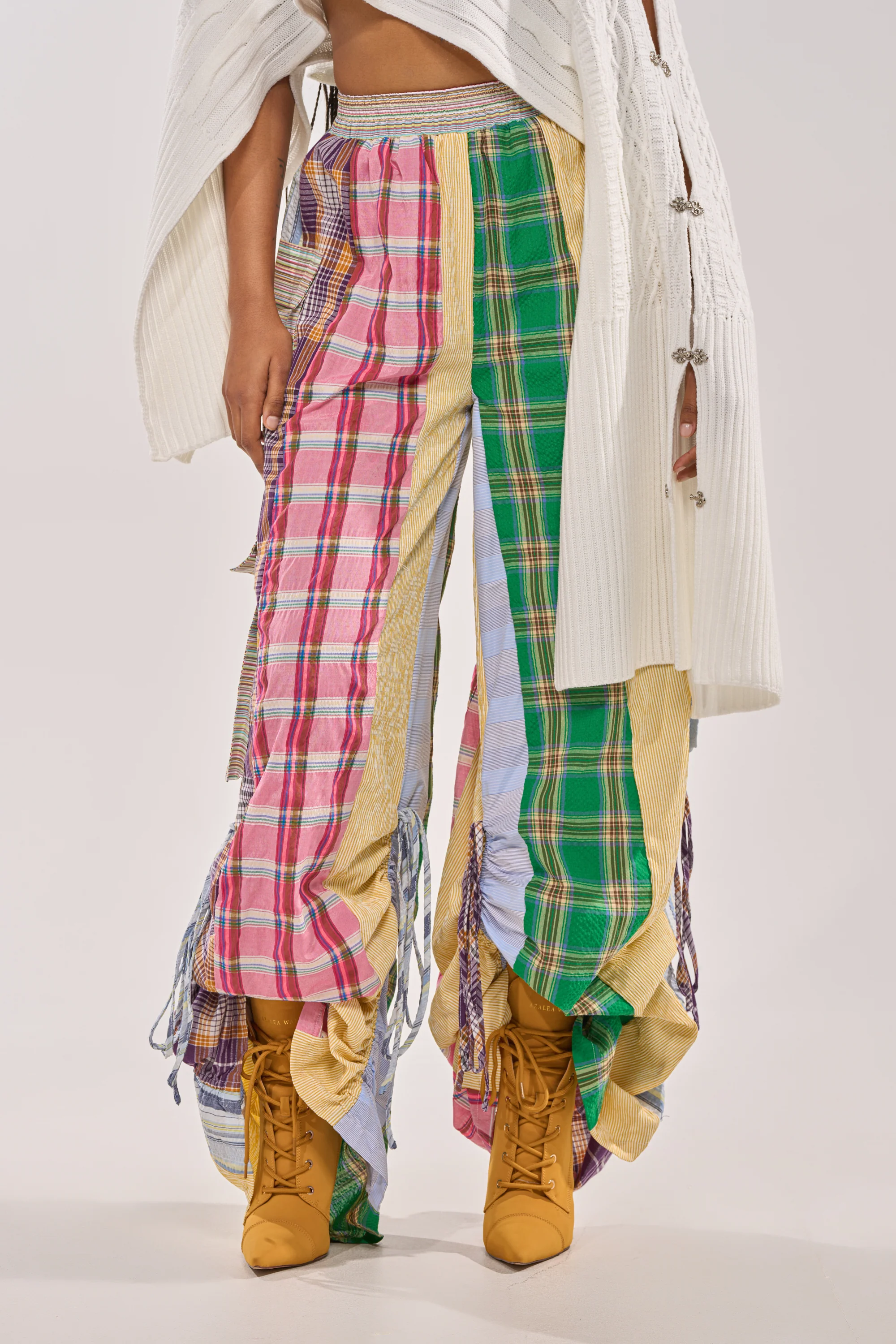 MIXED PLAIDS JOGGER - Image 5