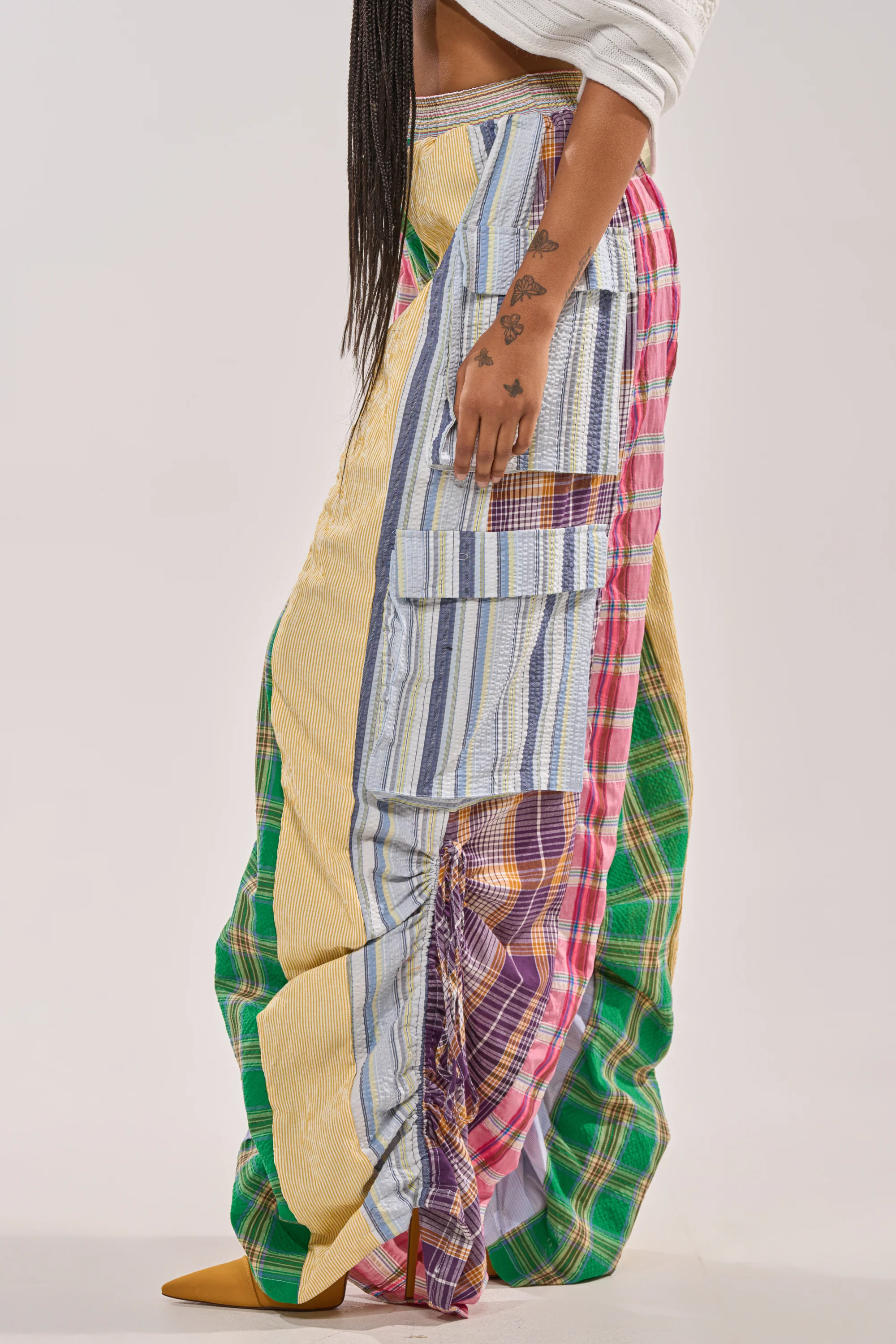 MIXED PLAIDS JOGGER - Image 6