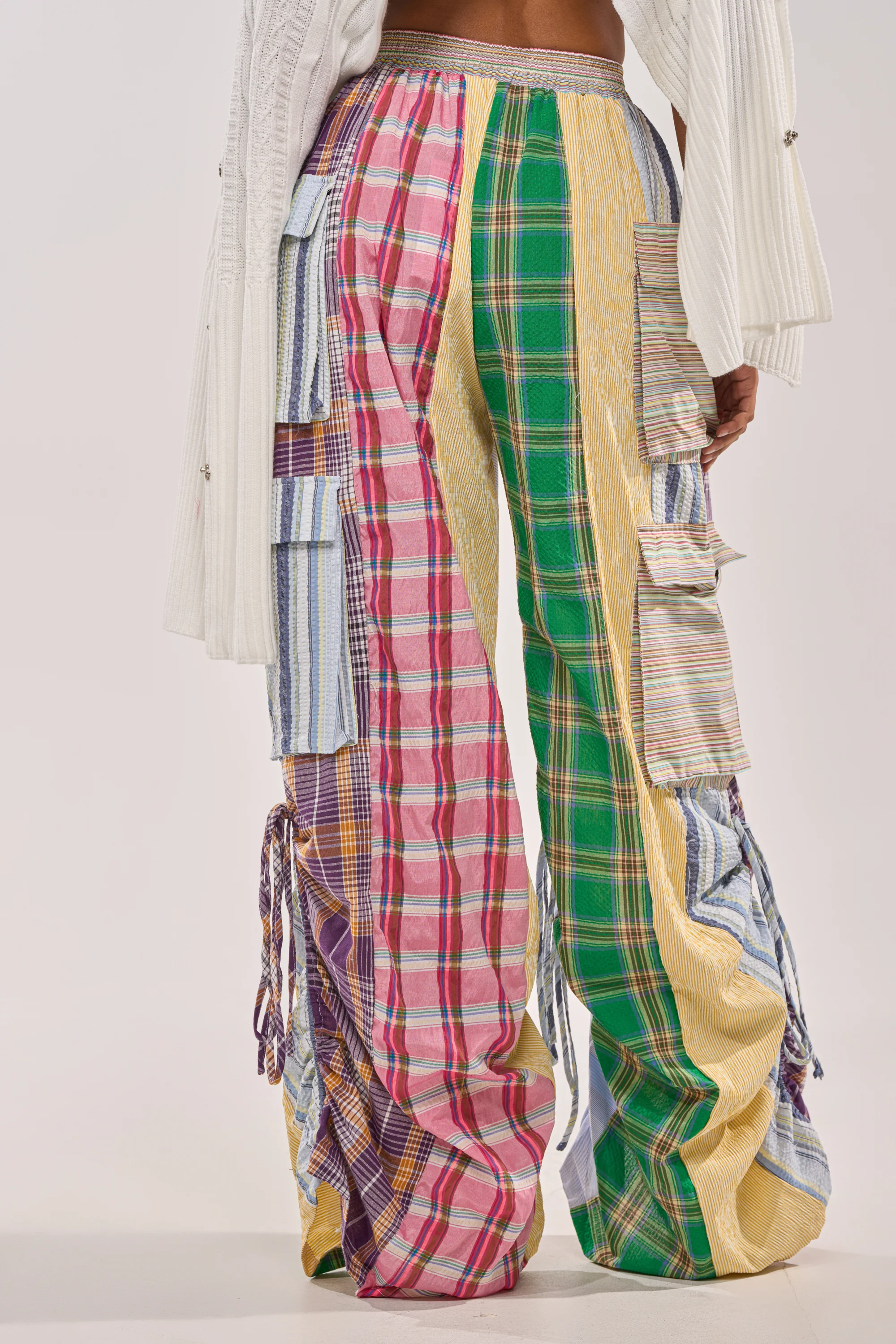 MIXED PLAIDS JOGGER - Image 8