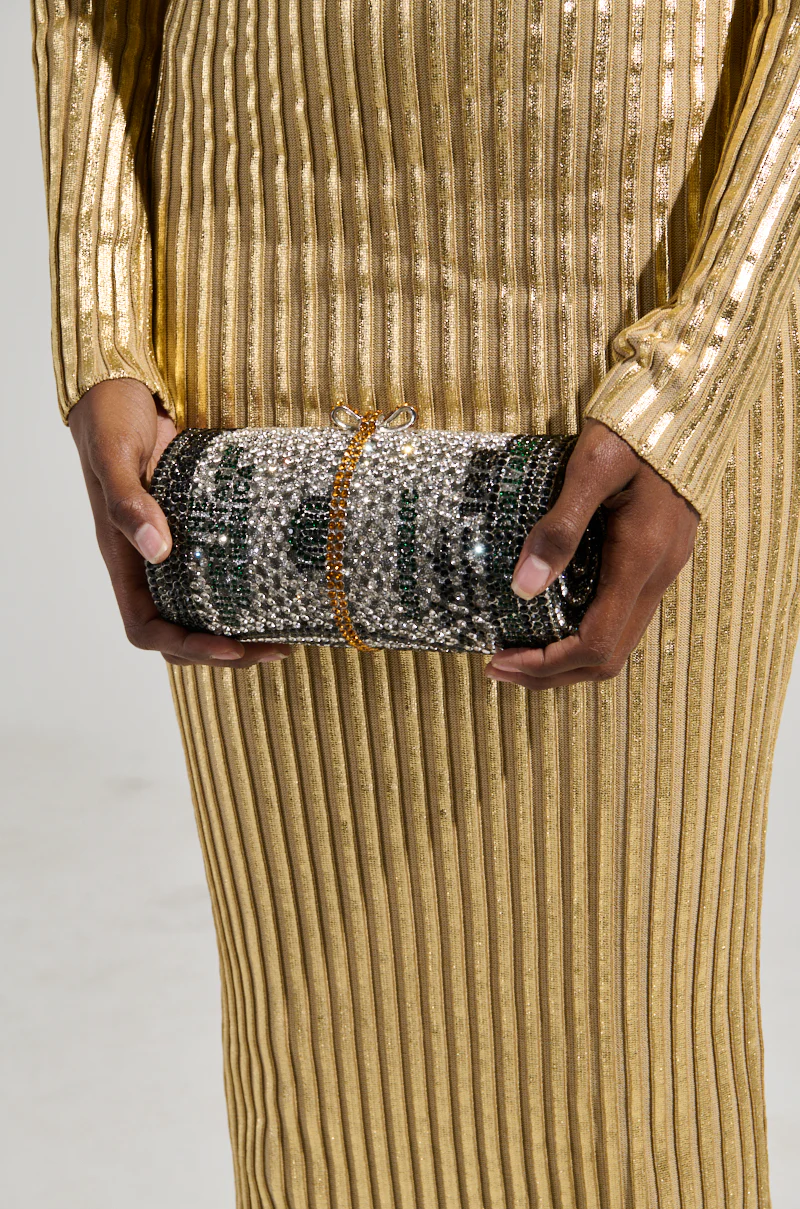 MONEY ON MY MIND BLING CLUTCH - Image 2