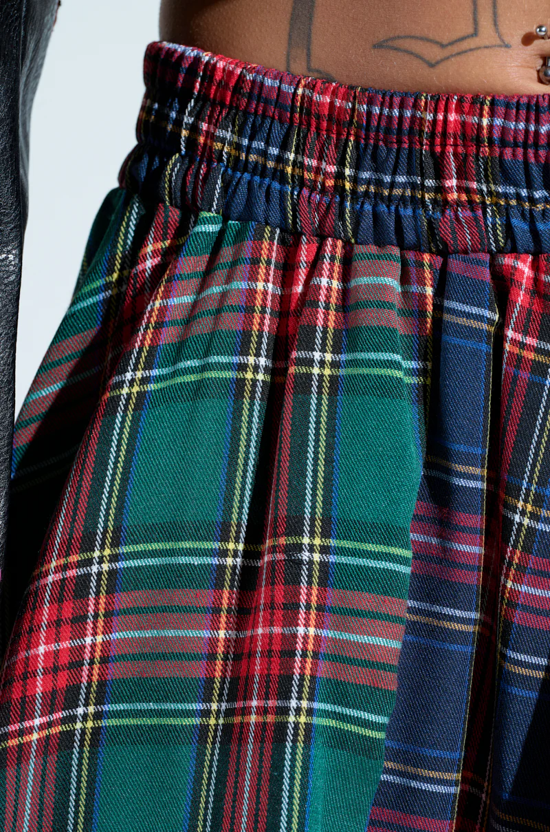 MOVEMENTS PLAID MIDI SKIRT - Image 7