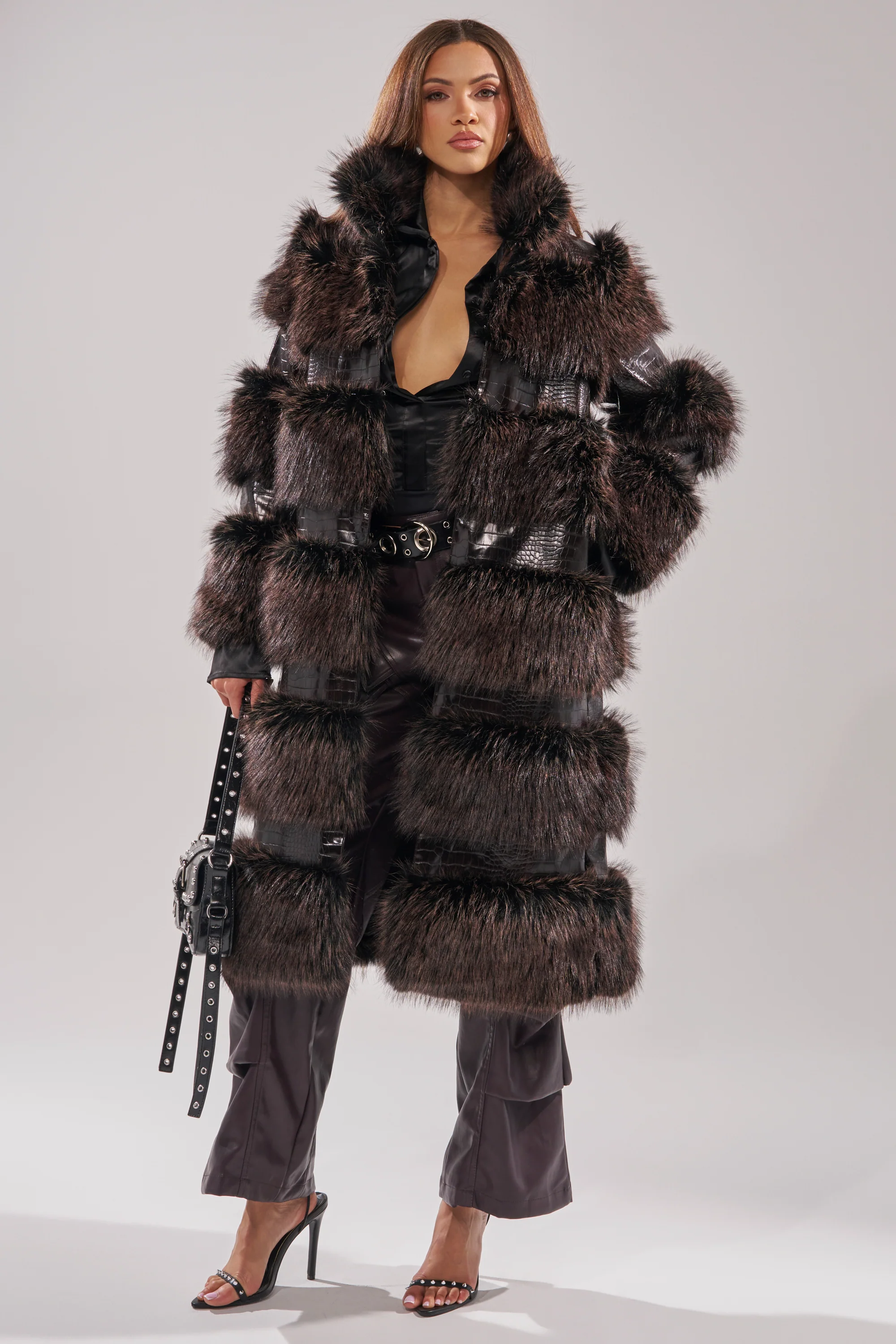 MOXIE FUR TRIM TRENCH