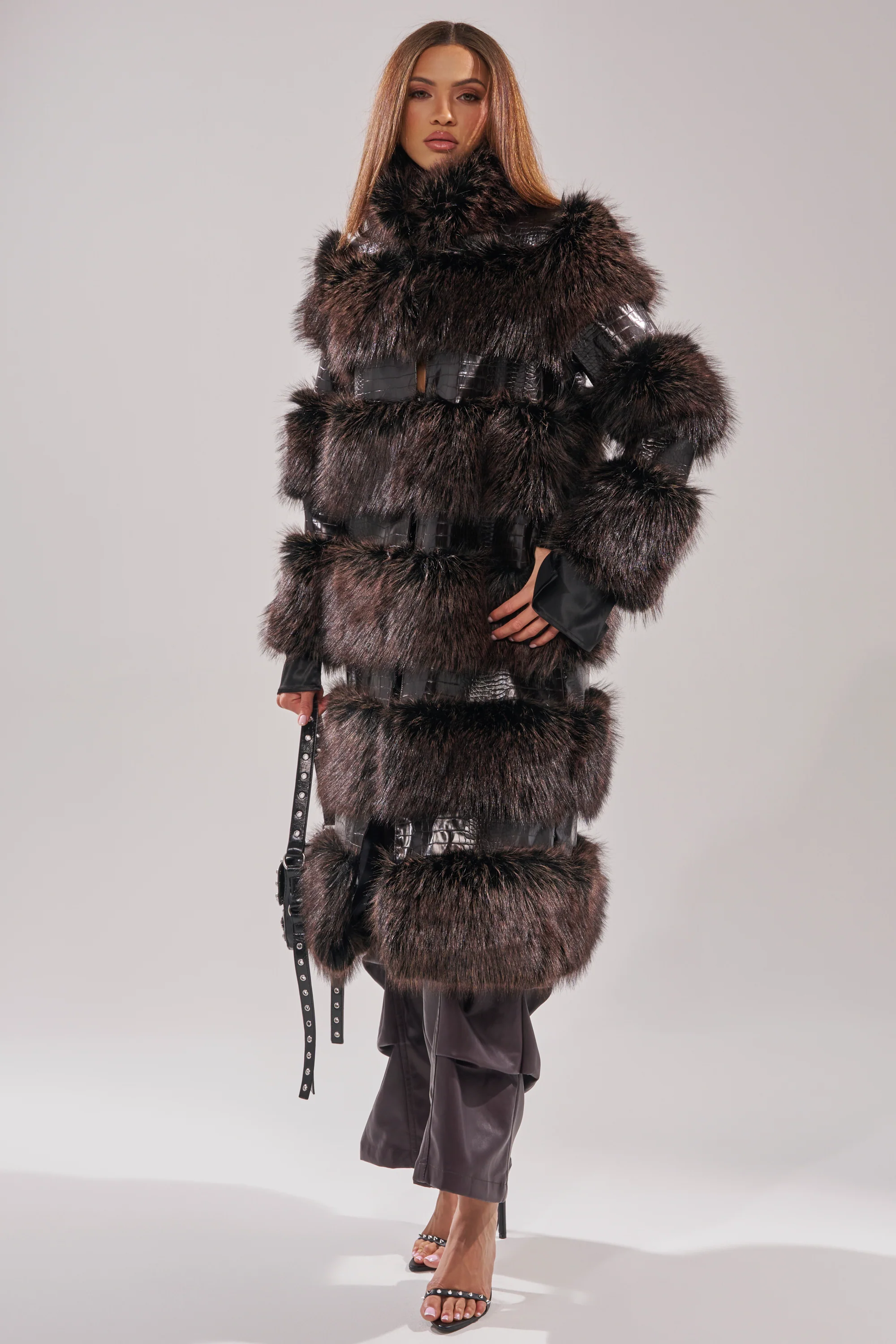 MOXIE FUR TRIM TRENCH - Image 8
