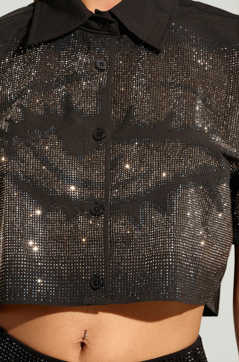 MYSTERY LADY BUTTON DOWN TOP - Image 6