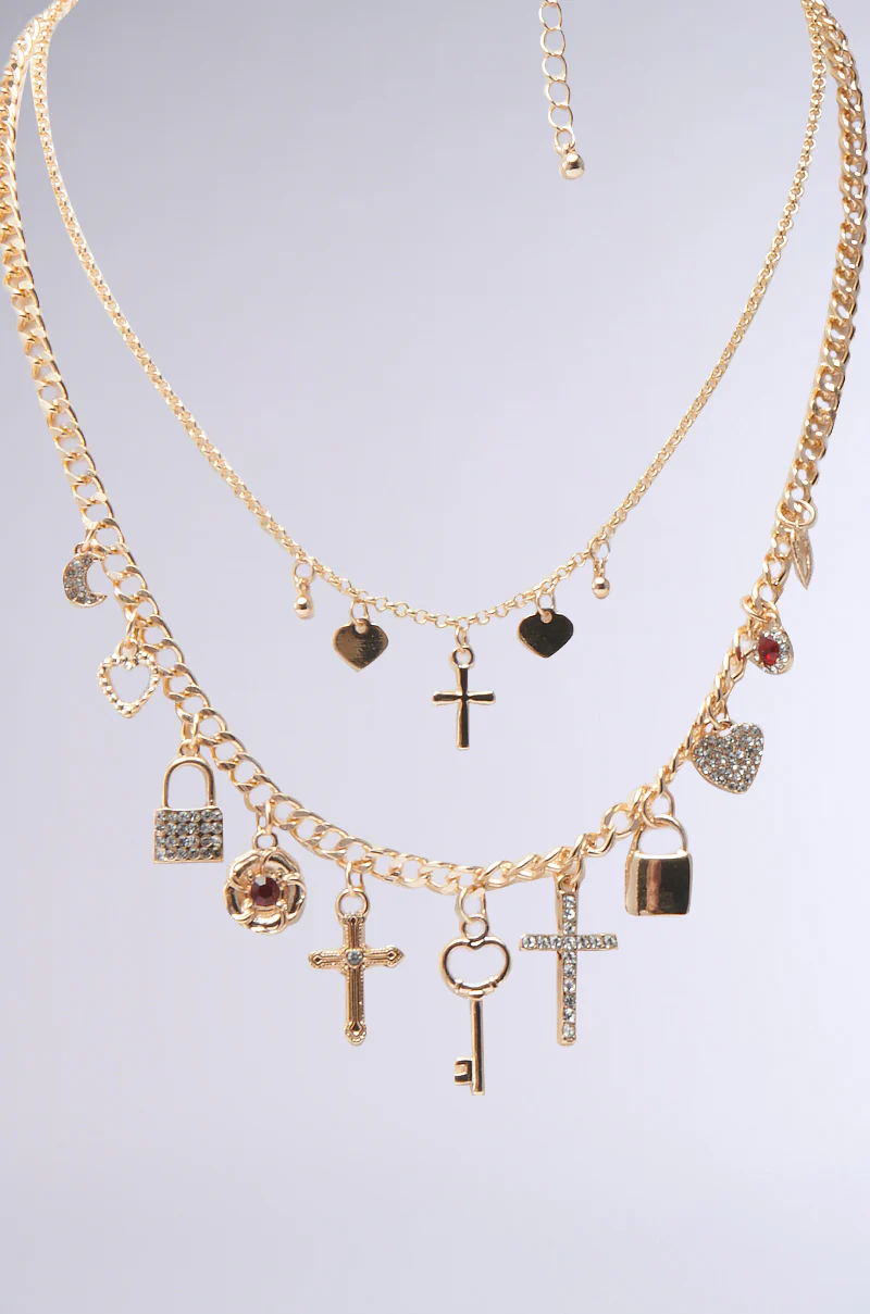 CHARMED LIFE GOLD NECKLACE - Image 4