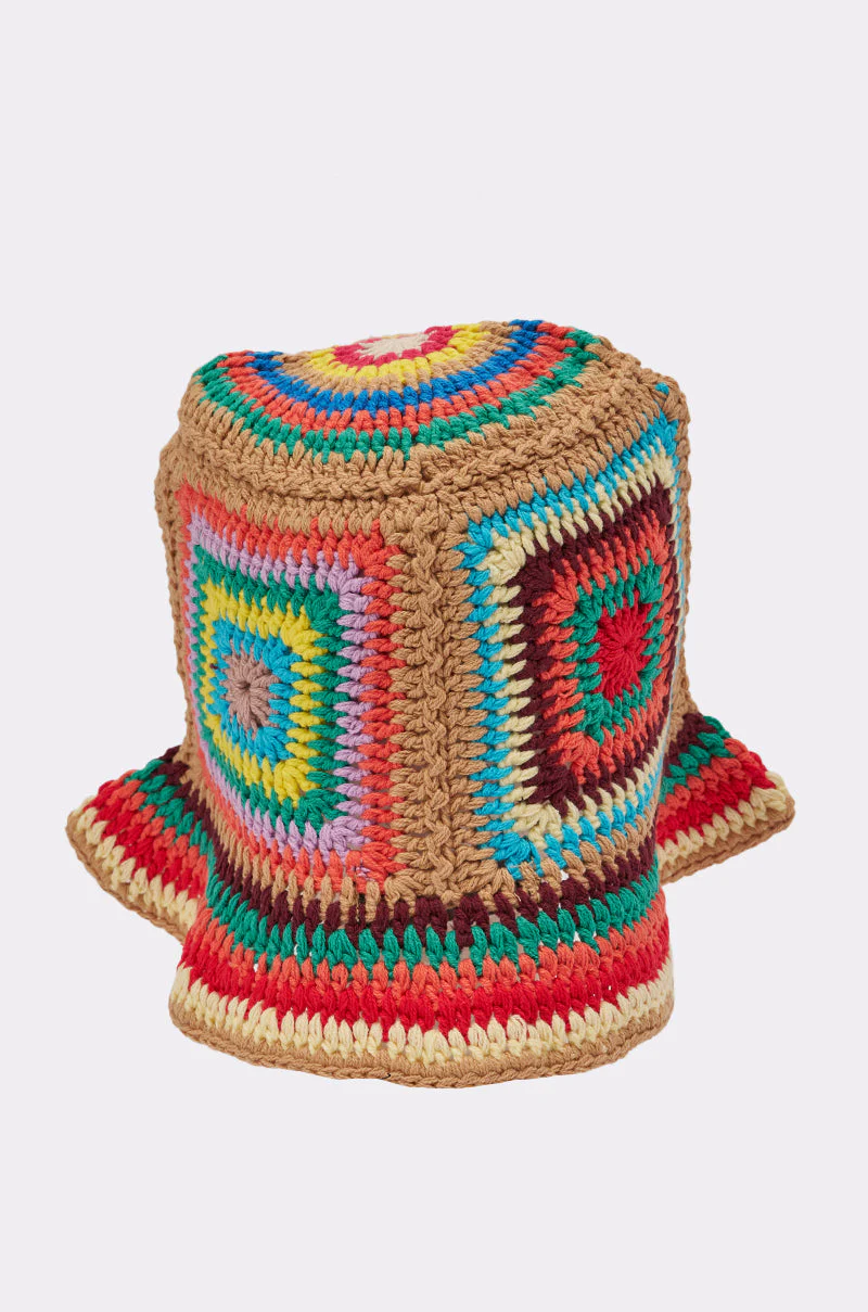 NEUTRAL VIBES CROCHET BUCKET HAT - Image 5