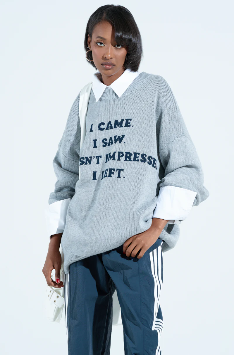 NEVER GOING BACK OVERSIZED SWEATER - Image 2