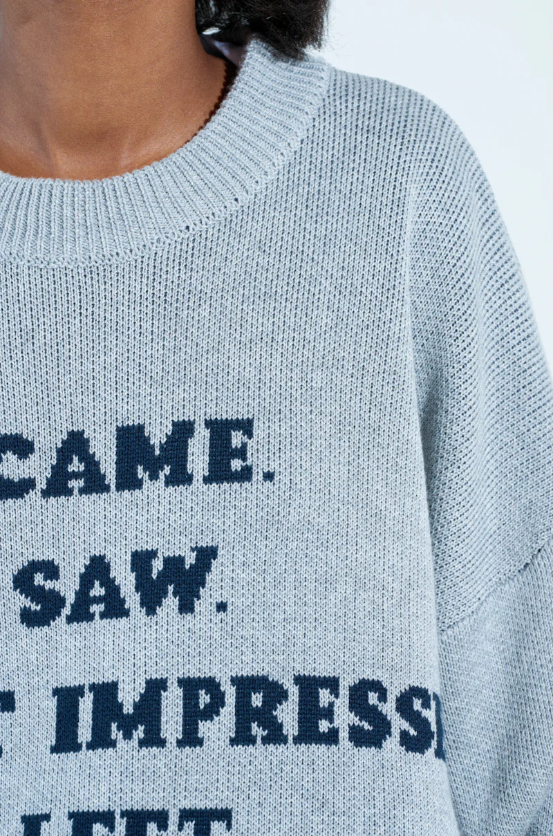 NEVER GOING BACK OVERSIZED SWEATER - Image 7
