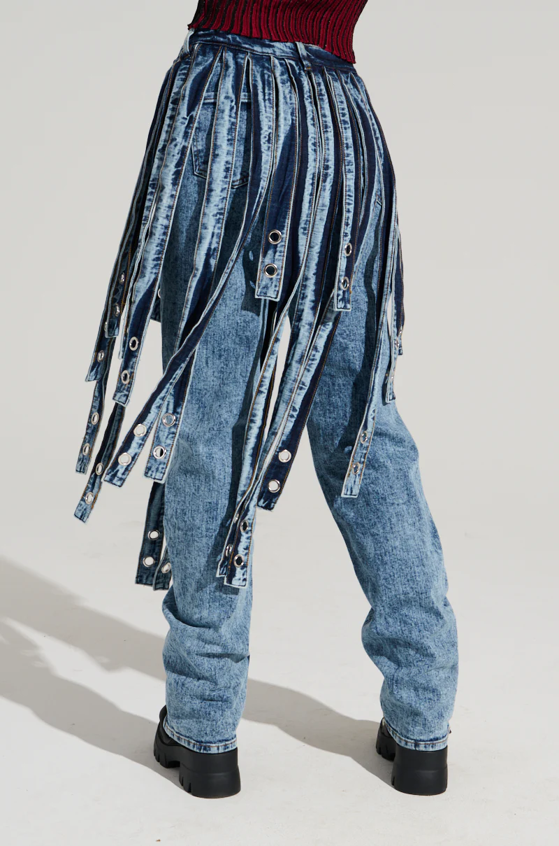 NEVER TOO LATE DENIM PANT - Image 5