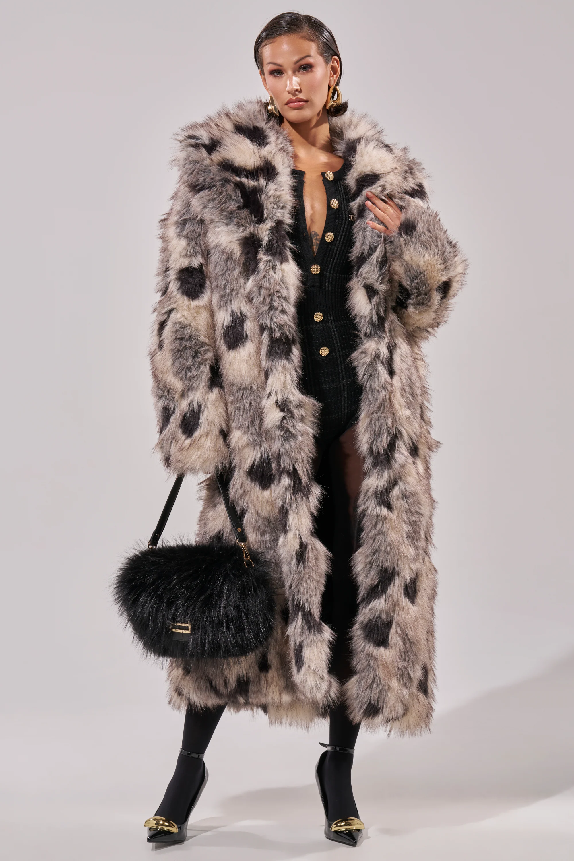 NEW AUSTIN FAUX FUR COAT - Image 3