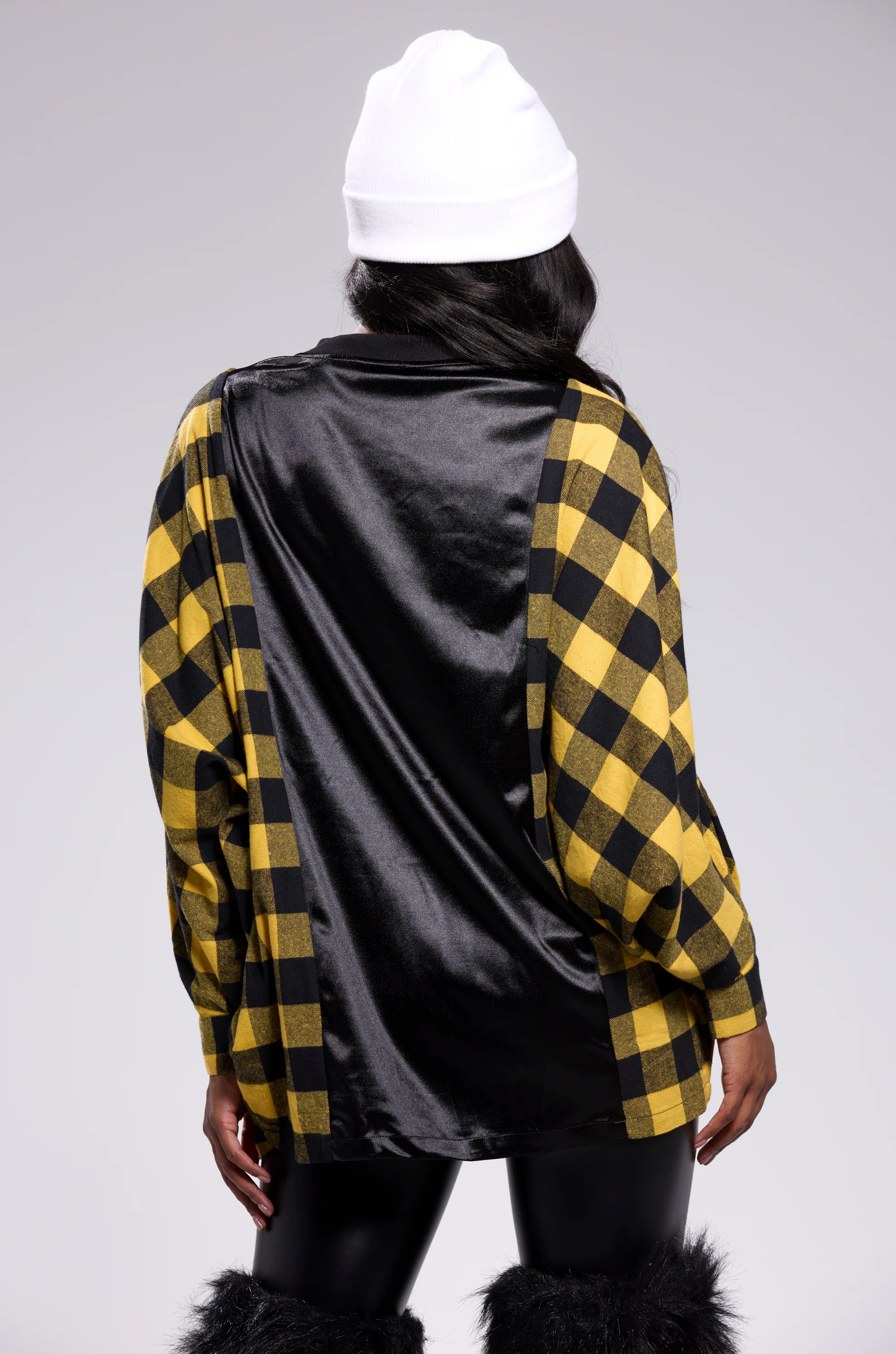 NEW CHAMP REBUILT JERSEY FLANNEL TOP - Image 5