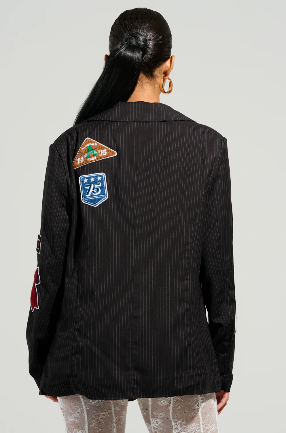 NEW OMNI PINSTRIPE BLAZER - Image 5
