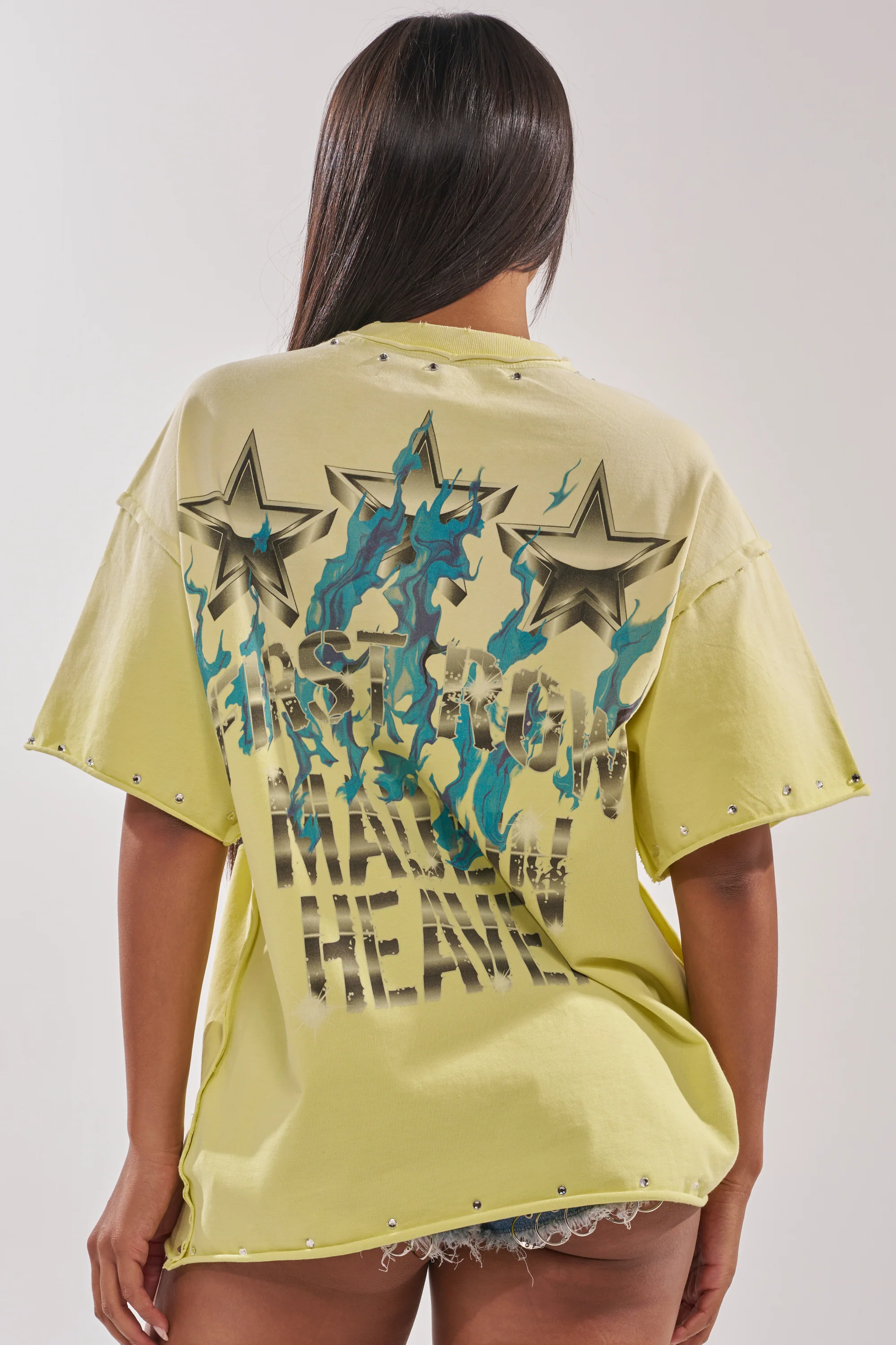 FIRST ROW NEW RENAISSANCE RHINESTONE TEE - Image 4