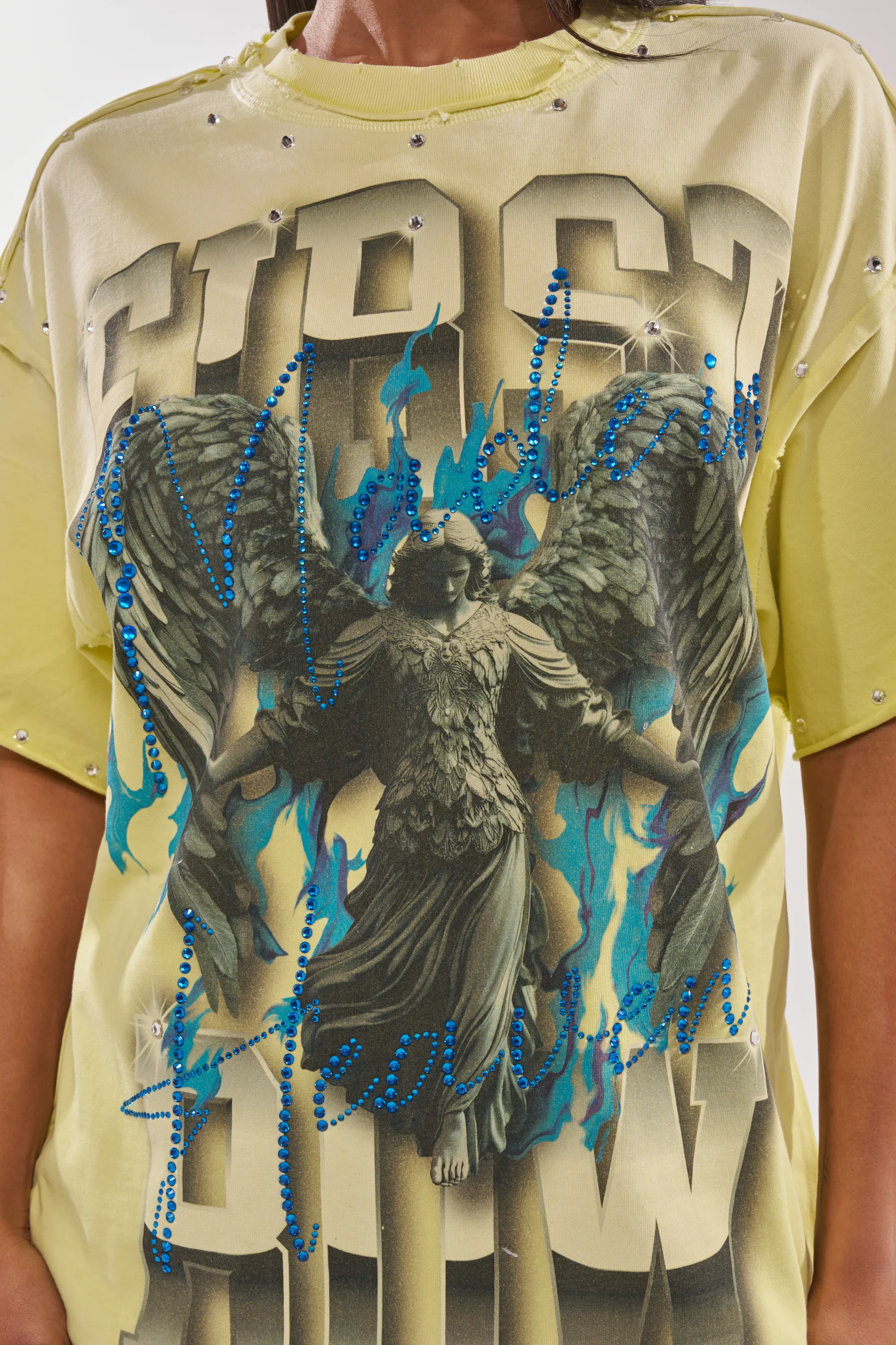 FIRST ROW NEW RENAISSANCE RHINESTONE TEE - Image 7