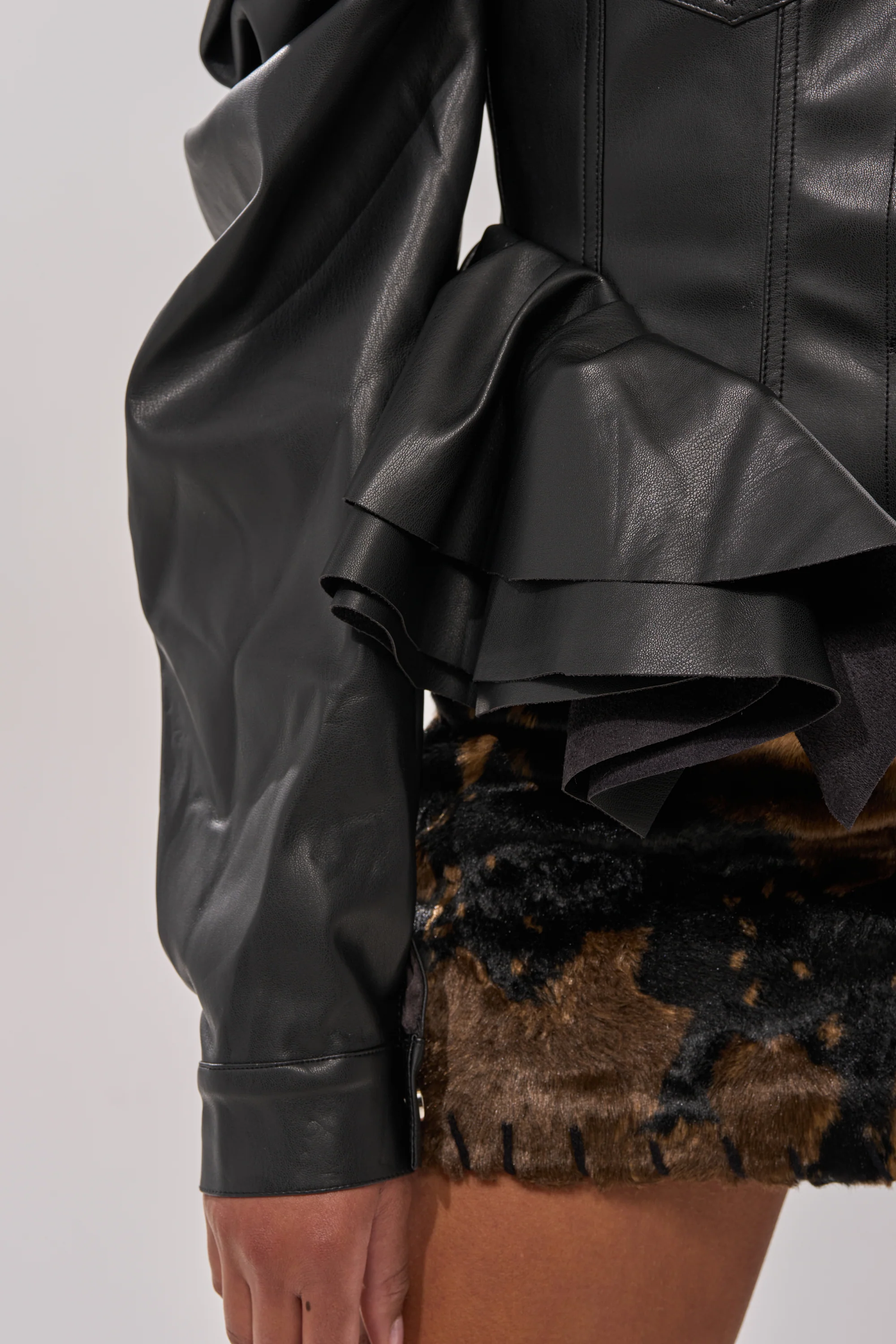 NIGHT MOVES FAUX LEATHER JACKET - Image 10