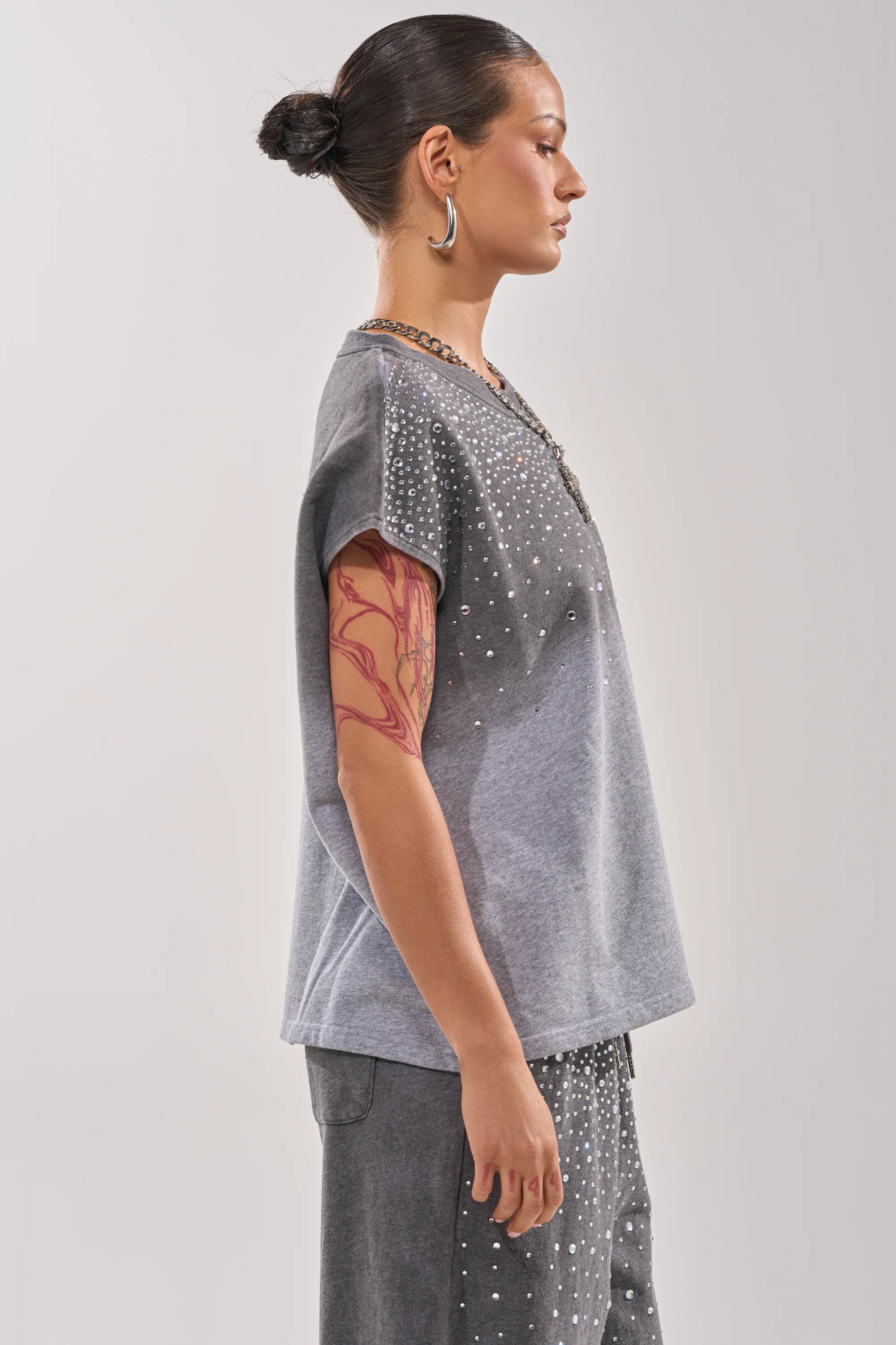 NIGHT SKY RHINESTONE TEE - Image 3