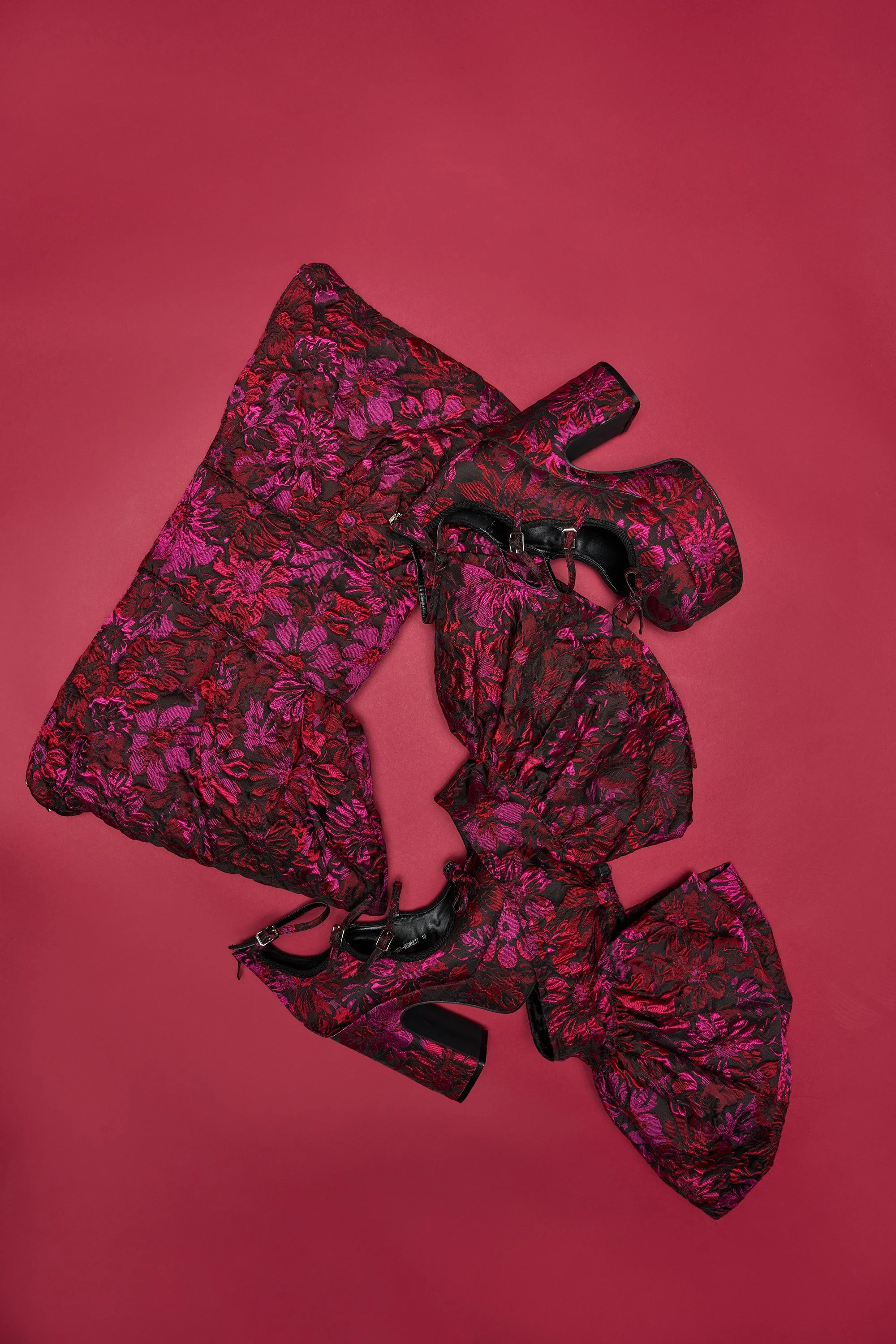 NIGHTLY FLORAL PEPLUM BELT - Image 2