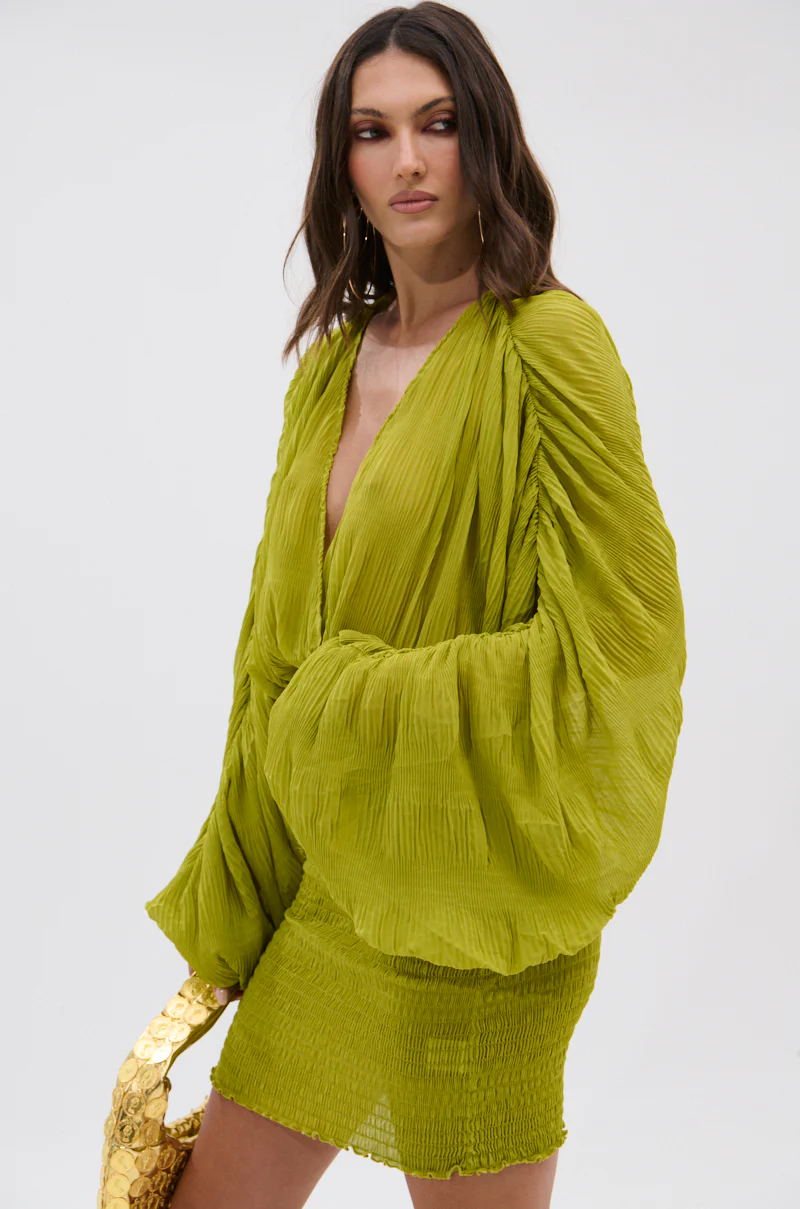 NIGHTS LIKE THIS CHIFFON MINI DRESS - Image 4