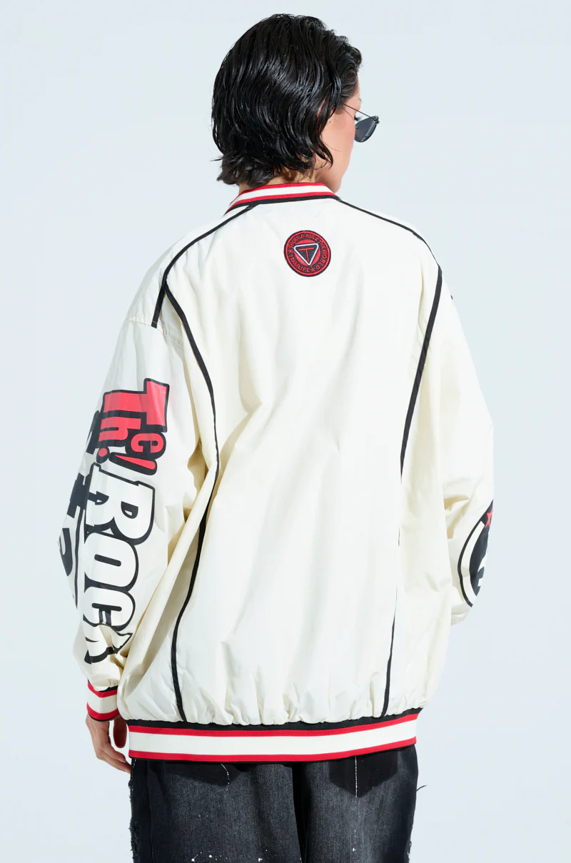 NO BIGGIE OVERSIZED NYLON SWEATSHIRT - Image 5