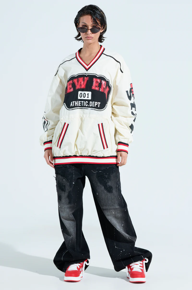 NO BIGGIE OVERSIZED NYLON SWEATSHIRT - Image 6
