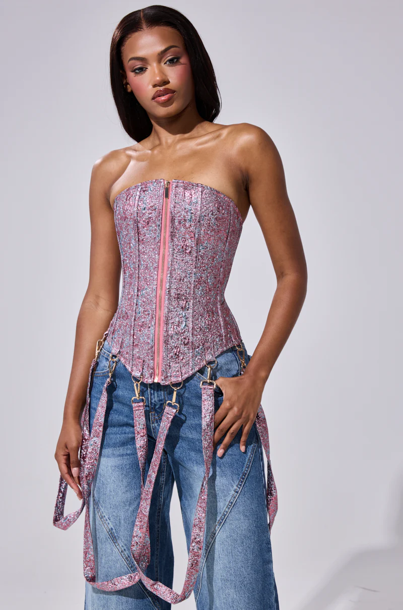 NO COMPETITION BROCADE CORSET - Image 4
