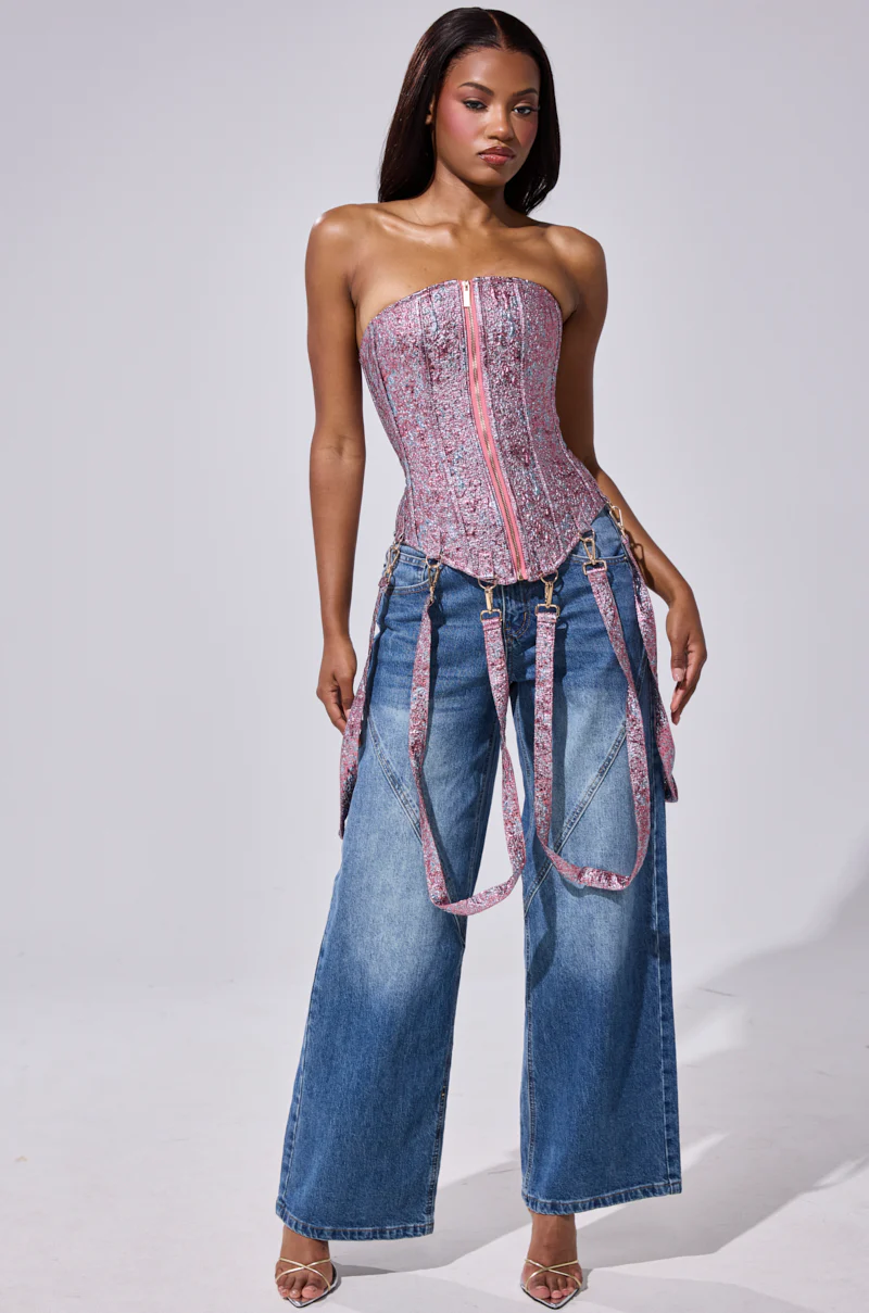 NO COMPETITION BROCADE CORSET - Image 8