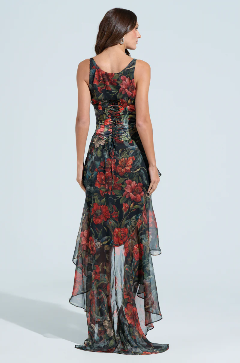 NO ONE LIKE ME PRINTED MIDI DRESS - Image 5